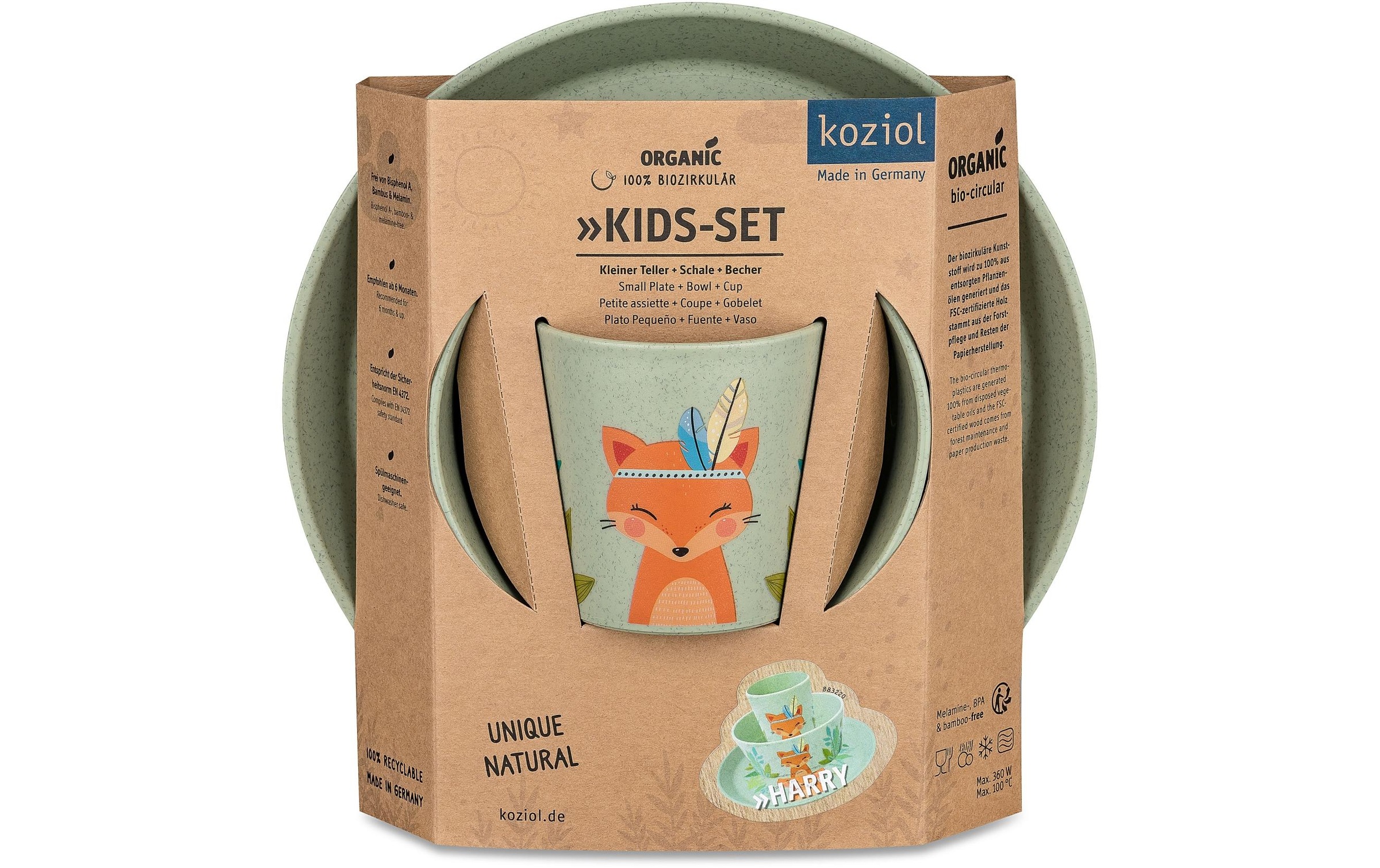Image of KOZIOL Kindergeschirr-Set "Connect"