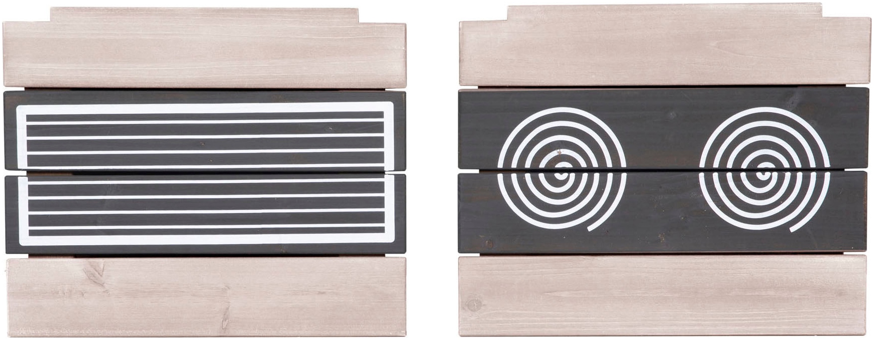 roba® Outdoor-Spielküche »Matschküche zum Aufhängen, grau lasiert, aus Holz« FSC® - schützt Wald