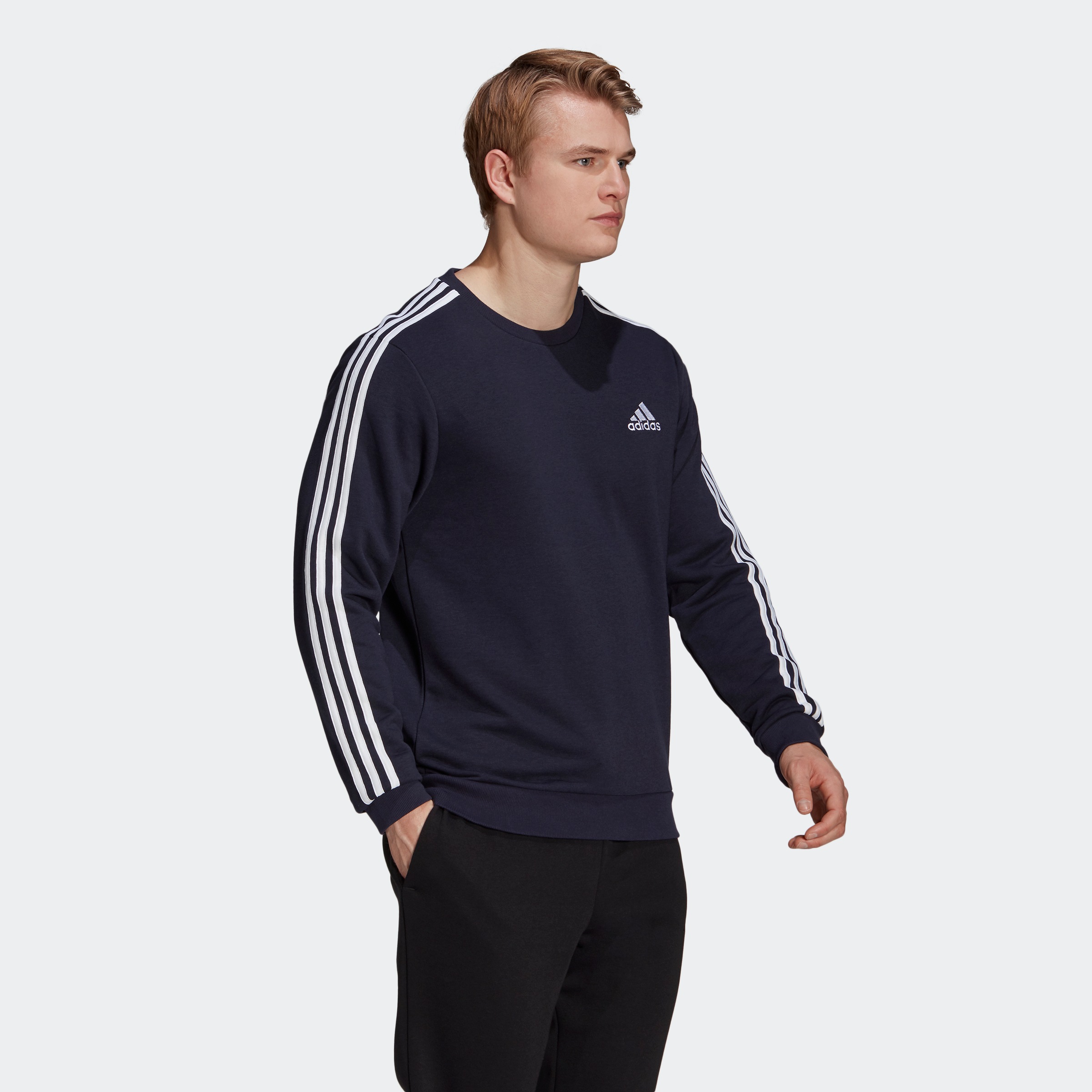 Image of adidas Performance Sweatshirt »ESSENTIALS FRENCH TERRY 3-STREIFEN« bei Ackermann Versand Schweiz