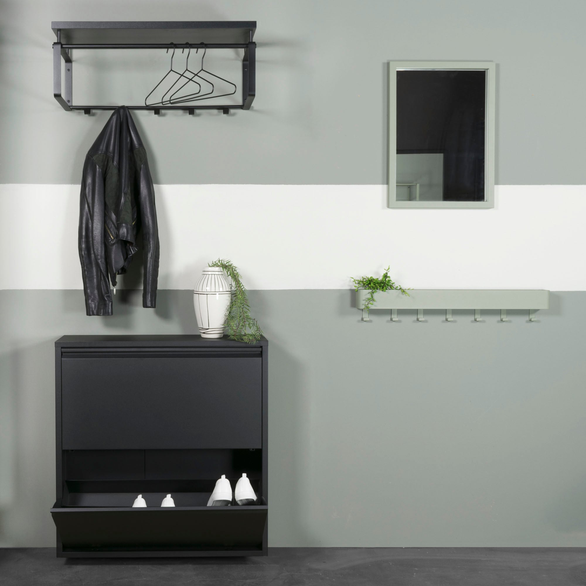Spinder Design Armoire à chaussures »Billi« Métal, largeur 75 cm