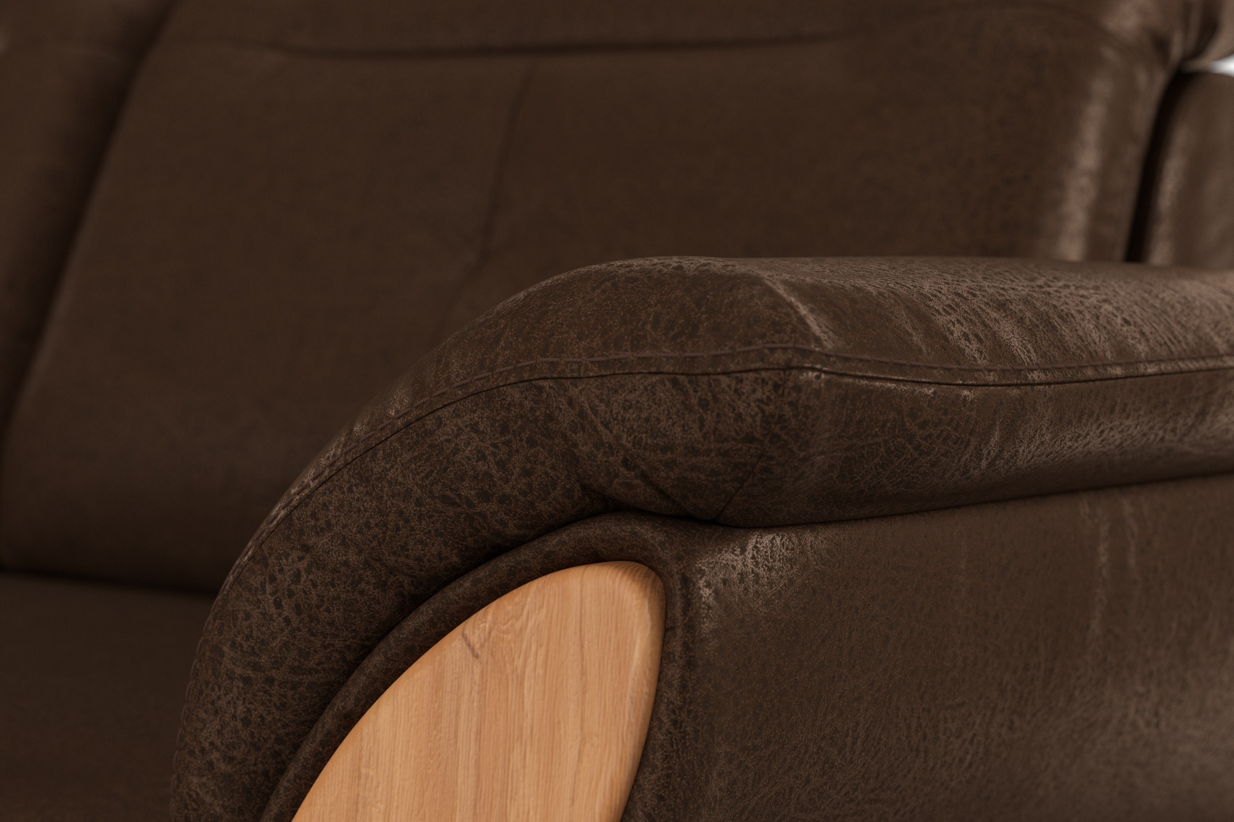 Home affaire Ecksofa »Dangast L-Form« Kopfteilverstellung, wahlweise mit motorischer Relaxfunktion