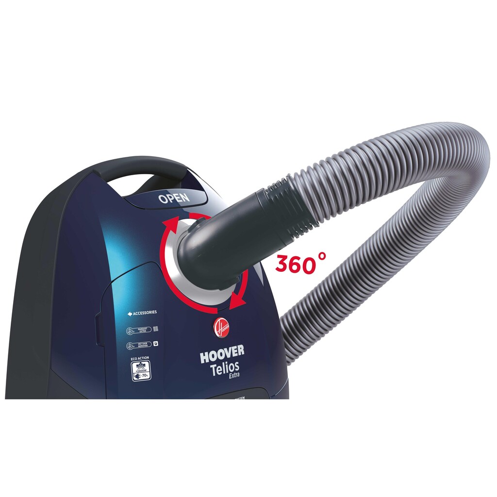 Hoover Bodenstaubsauger »Hoover Schlittenstaubsauger TX60PET 021«, 450 W, mit Beutel