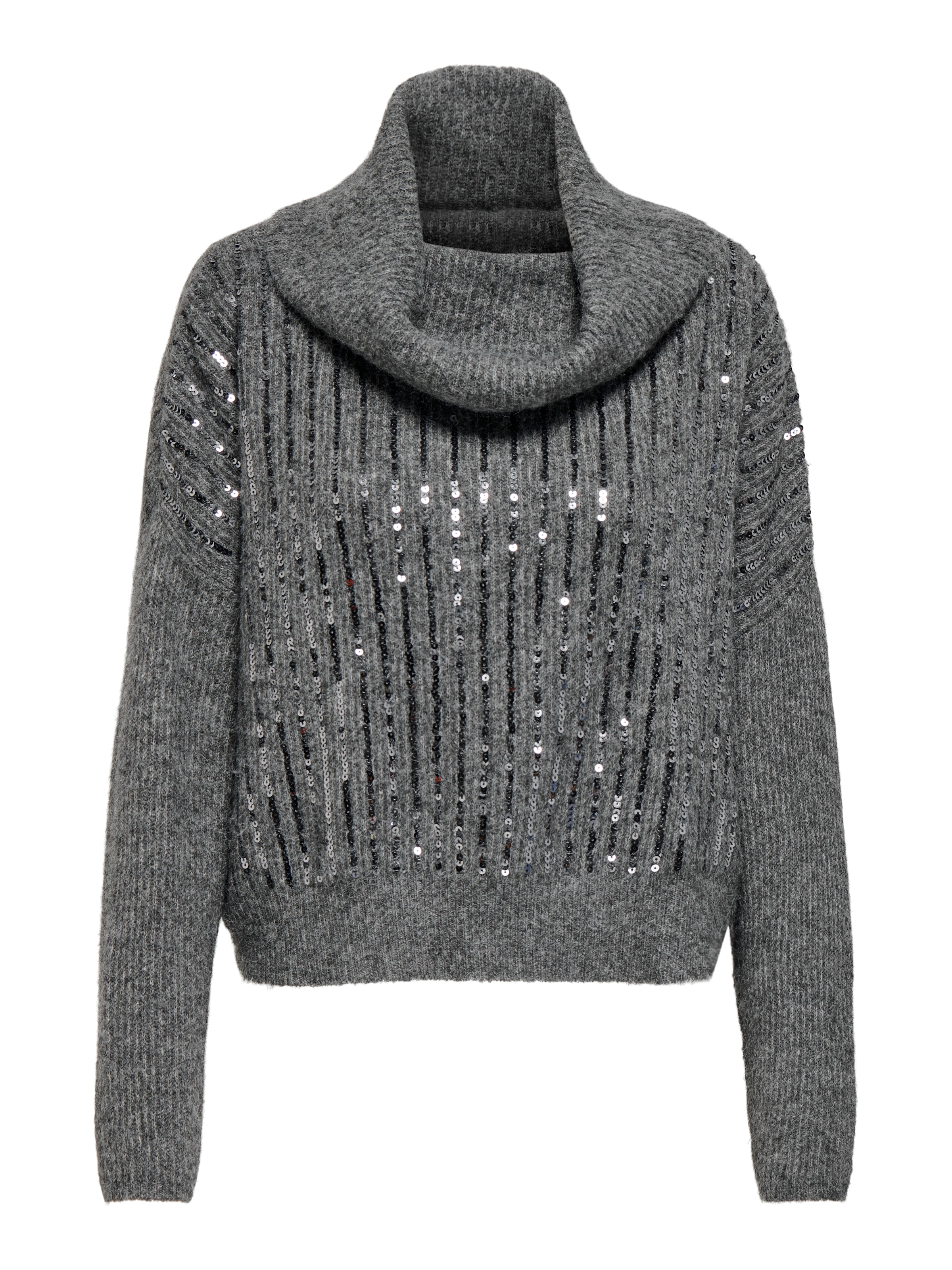 ONLY Pull à col roulé »ONLMIU LS COWL NECK SEQUIN EX KNT« mit Pailletten-Details