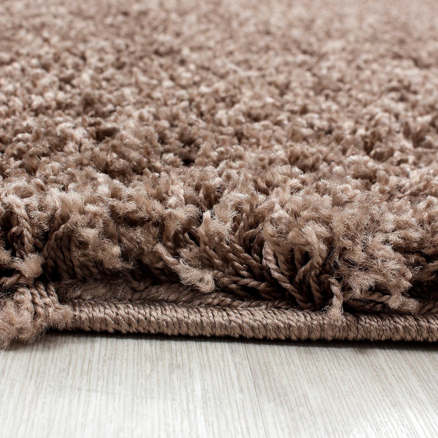 Ayyildiz Teppiche Hochflor-Teppich »Life Shaggy 1500«, rund, 30 mm Höhe, auch in rechteckig, Wohnzimmer, Langflor, grosse Farbauswahl