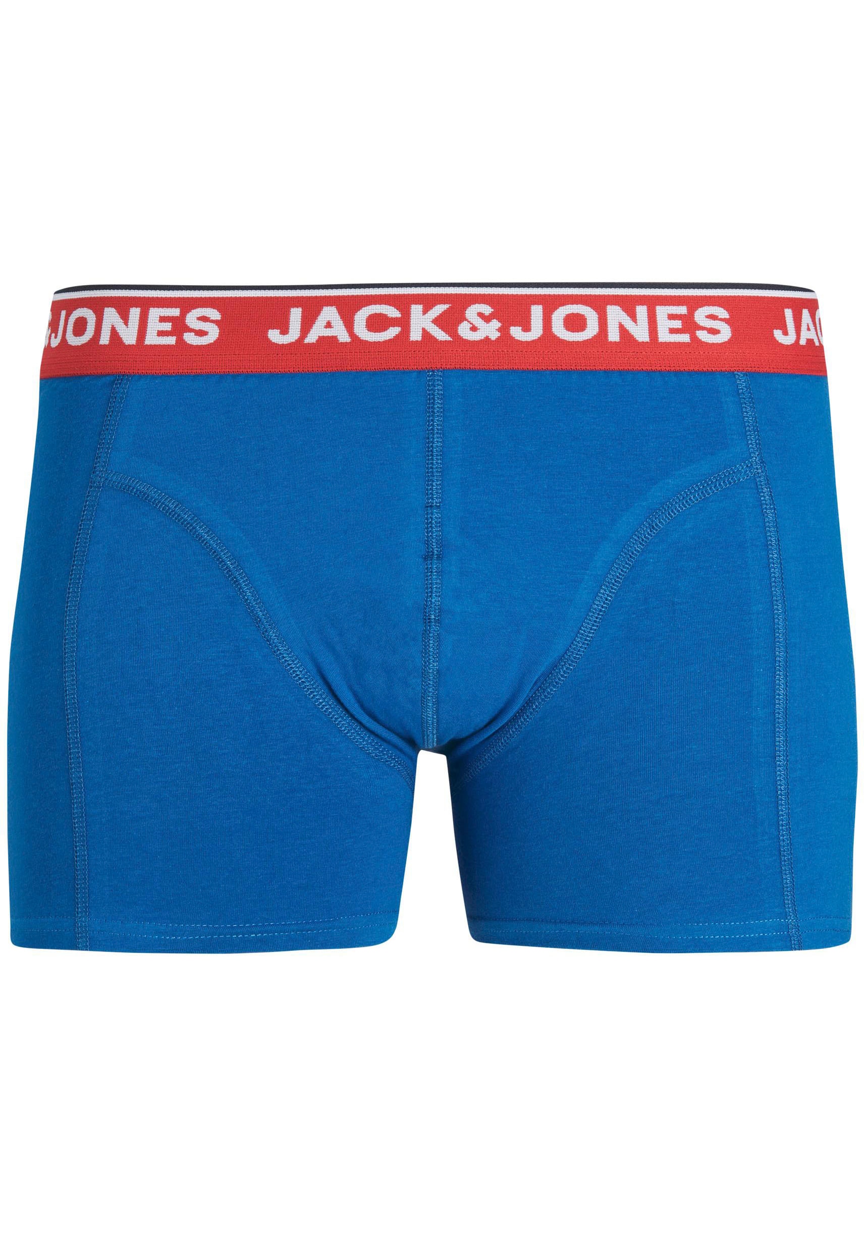 Jack & Jones Junior Boxershorts »JACAZORES TRUNKS 3 PACK NOOS JNR«, (Packung,  3 St.) Trouver sur