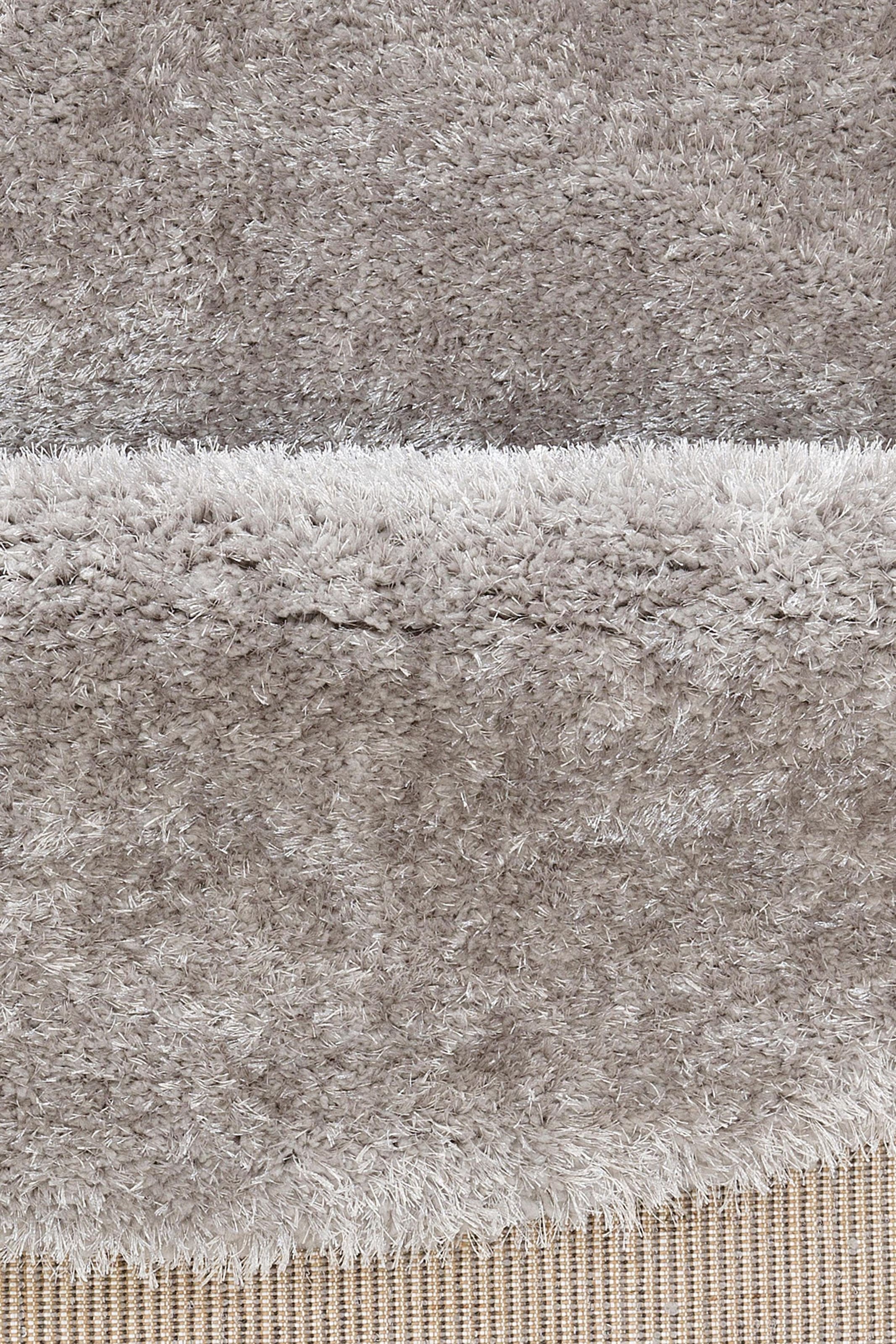 my home Hochflor-Teppich »Malin«, rund, 43 mm Höhe, Uni-Farben, leicht glänzend, besonders flauschig durch Mikrofaser