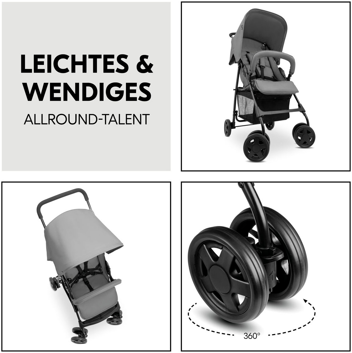 Hauck Poussette pour enfants »Sport« 15 kilos Reisebuggy