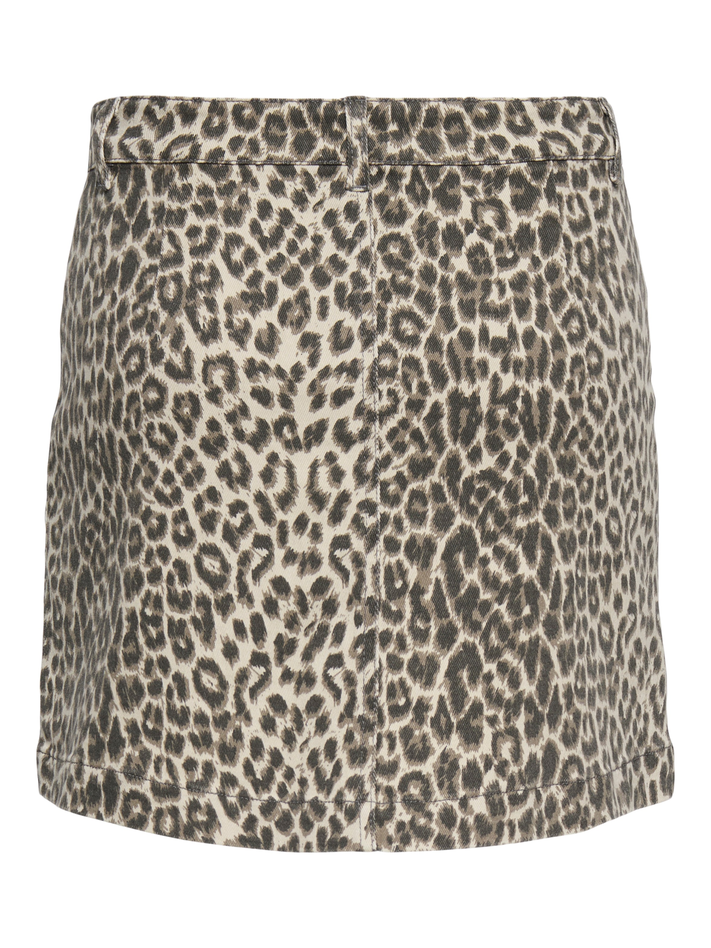 ONLY Minijupe »ONLAMAZING HW LEO SKIRT PNT« Baumwollmischung, High Waist