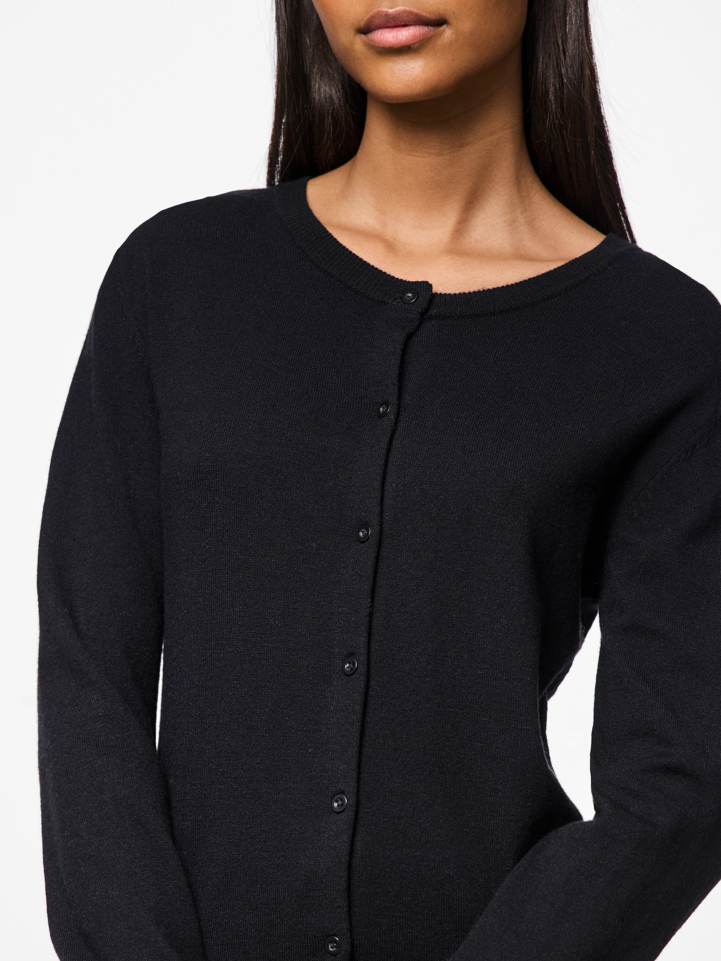 pieces Strickjacke »PCNORA LS O-NECK KNIT CARDIGAN NOOS BC«