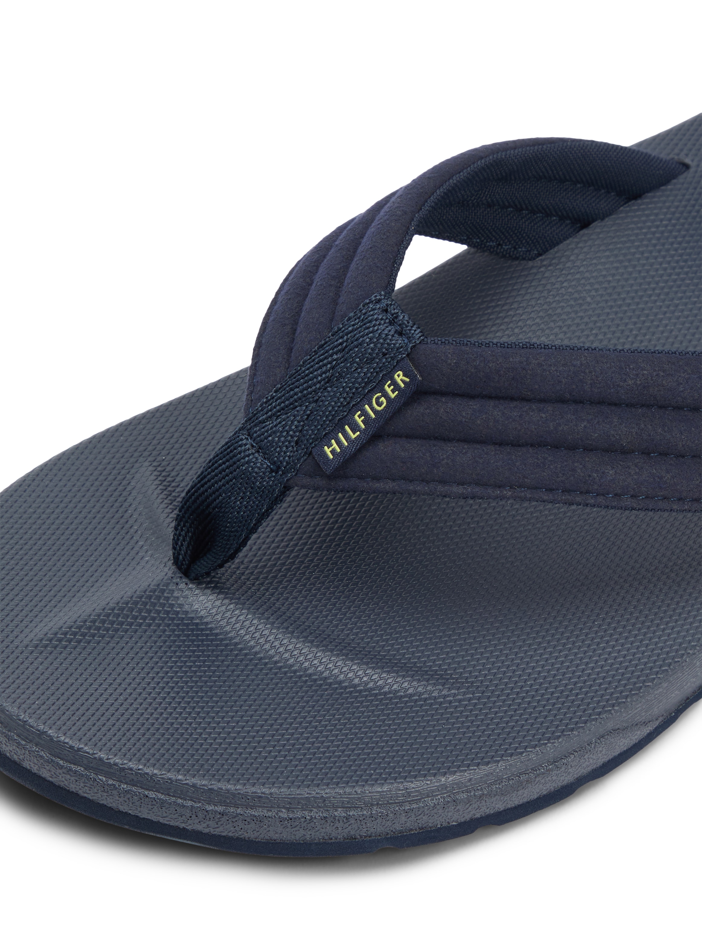 Tommy Hilfiger Séparateur d'orteils »MOLDED HILFIGER LTH BEACH SANDAL«  Chaussure d'été, Dianette, chaussure plate avec logo discret