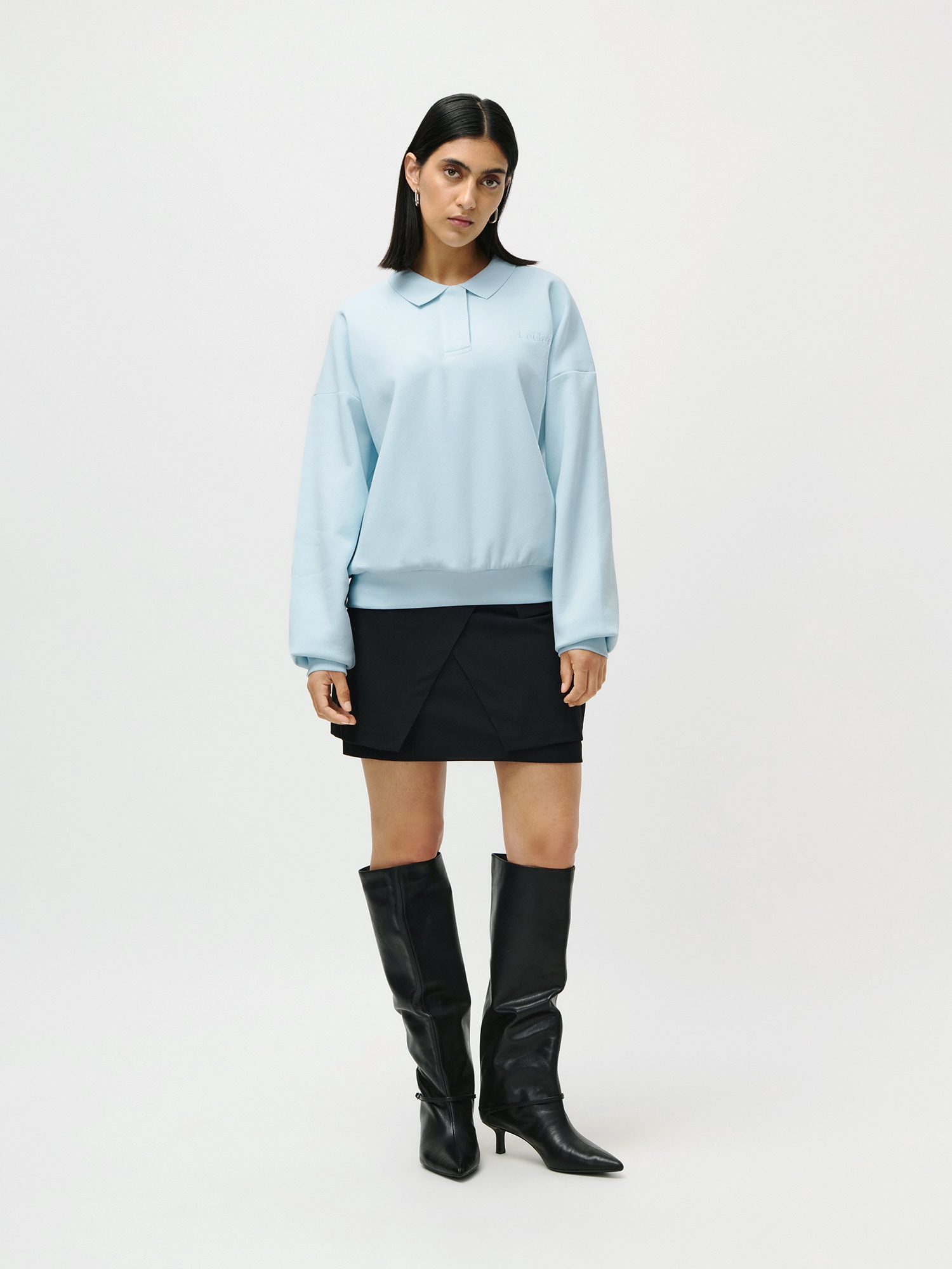LeGer Sweatshirt »Janneke, LeGer by Lena Gercke« mit Kragen, normale Passform