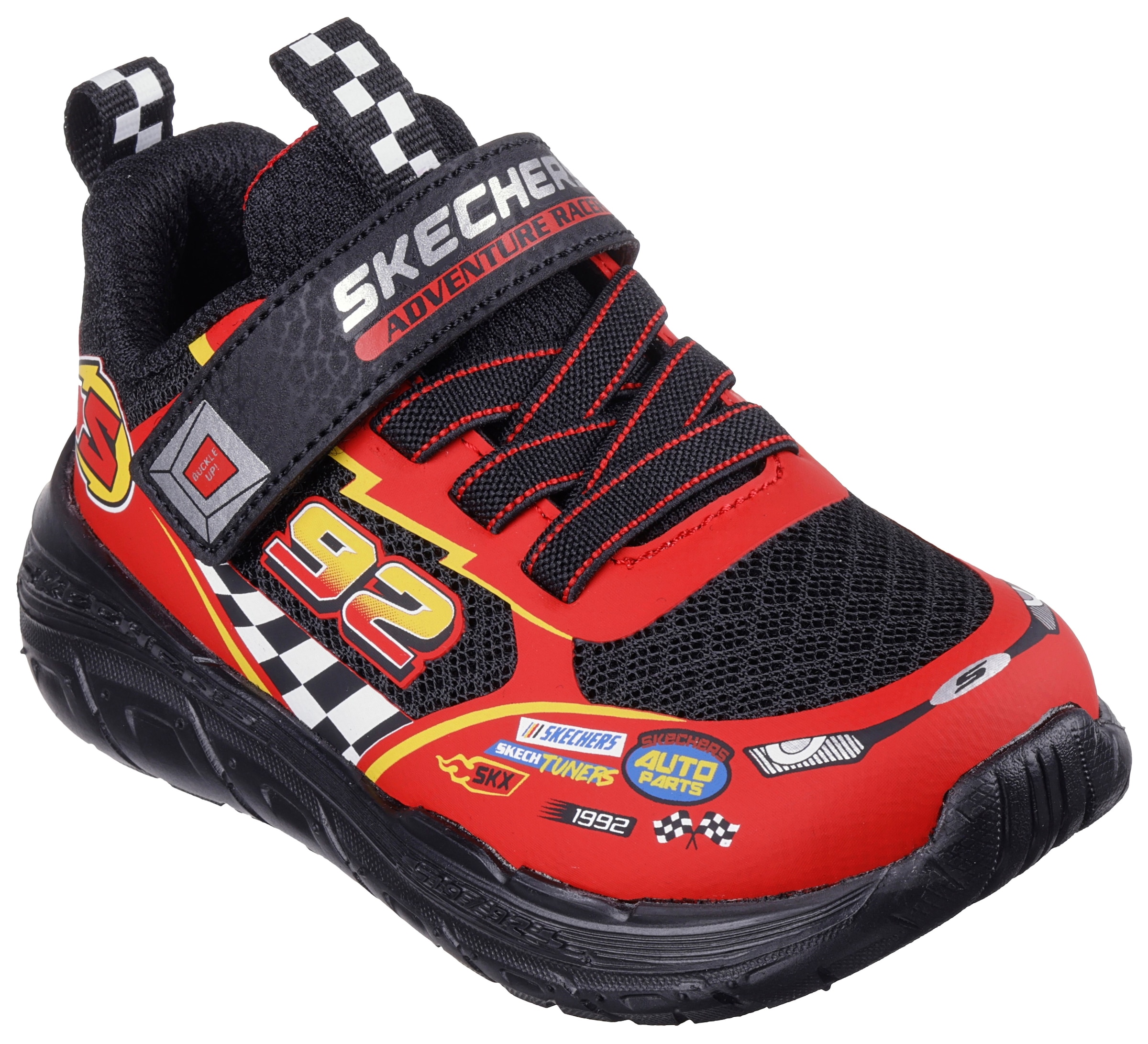 Skechers Kids Lauflernschuh »SKECH TRACKS«, Klettschuh, Sneaker, Kindergarten Schuh mit vielen coolen Prints