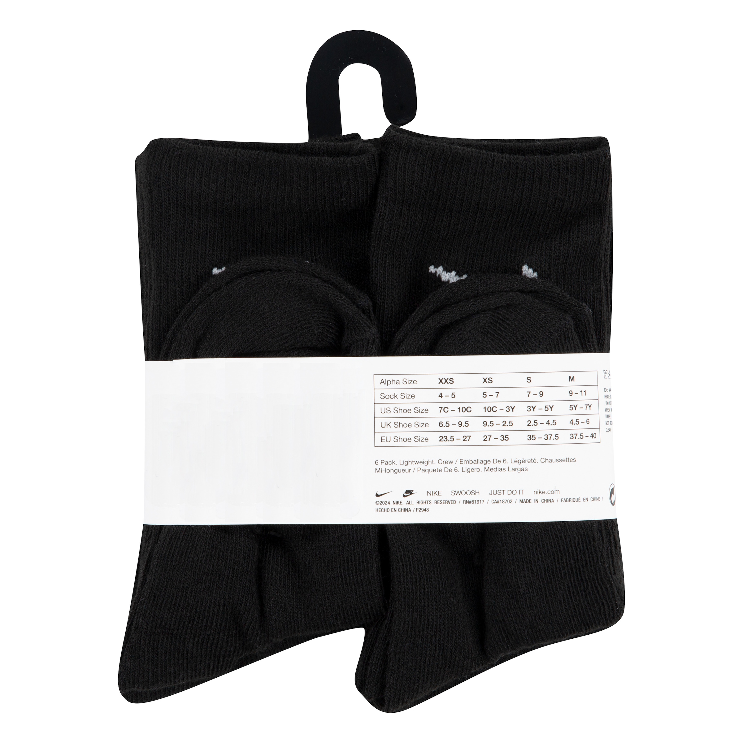 Nike Sportswear Sportsocken »NHN NIKE COLORFUL PACK CREW für Kinder«, (6 Paar), für Kinder