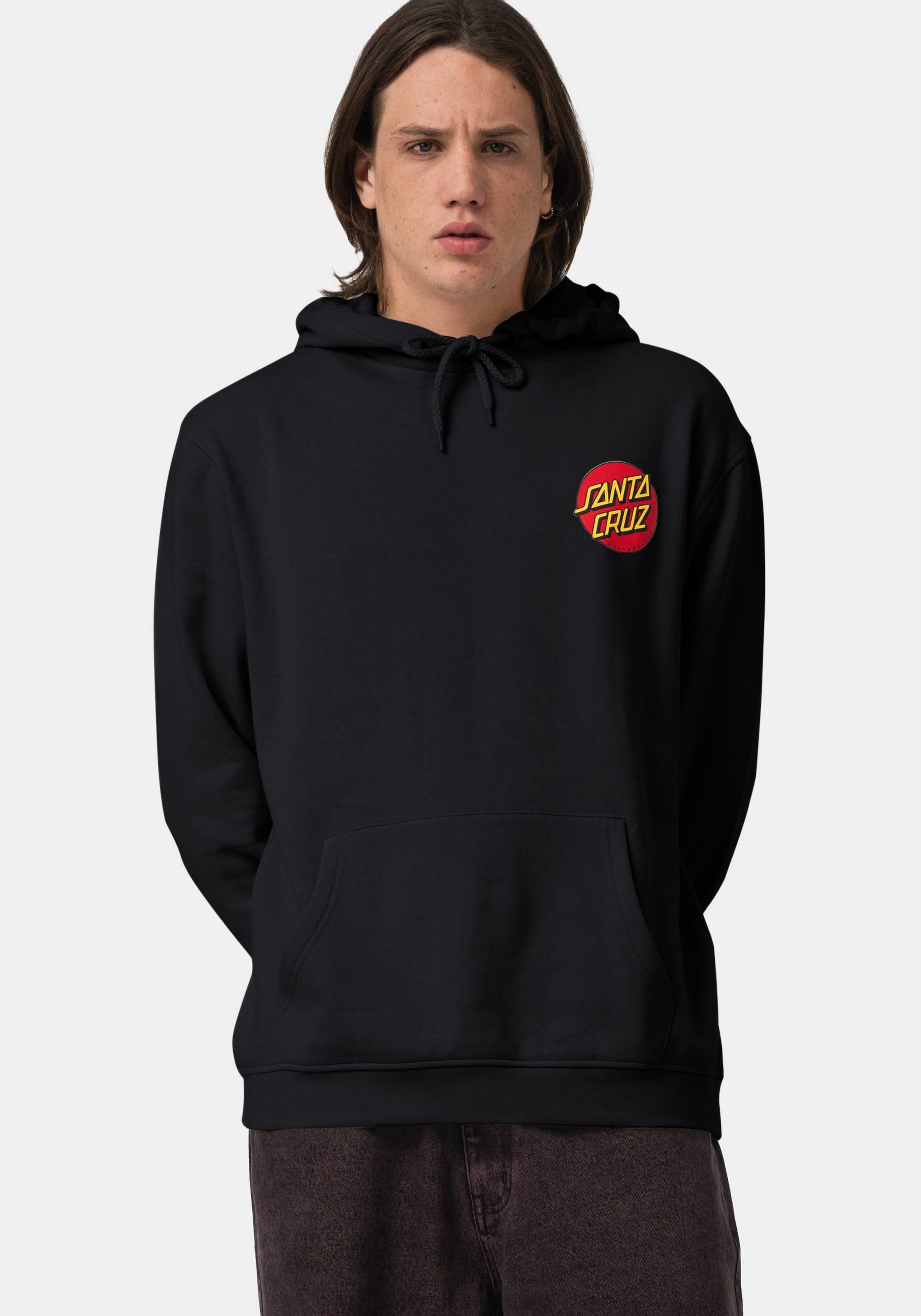 Image of Santa Cruz Kapuzenpullover "CLASSIC DOT CHEST HOOD" für sportliche Aktivitäten, sportlicher Stil, für Erwachsene