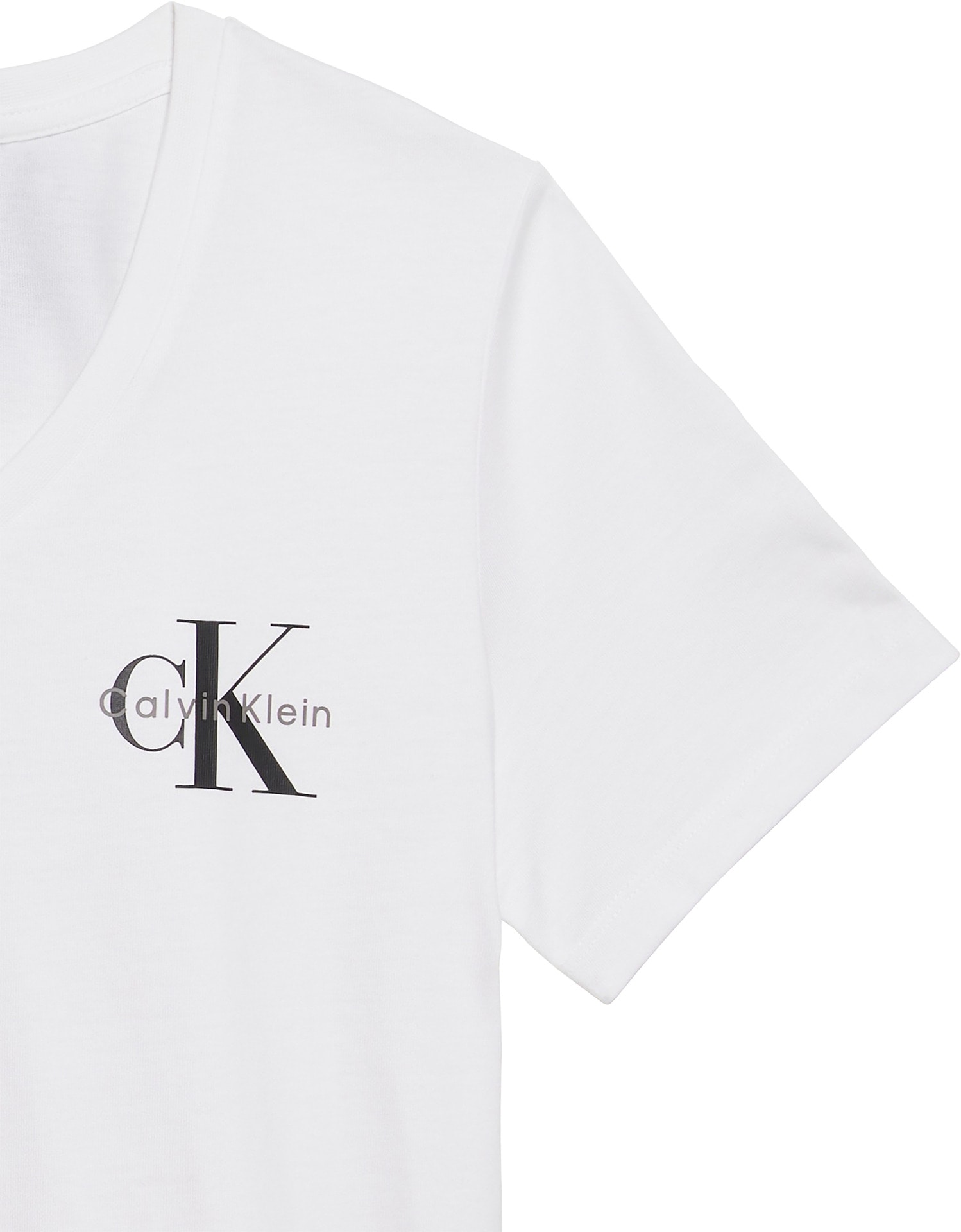 Calvin Klein Jeans T-shirt »MONOLOGO VNK 2PACK TEE« Packung, 2er-Pack, 2 cuis , Logoschriftzug