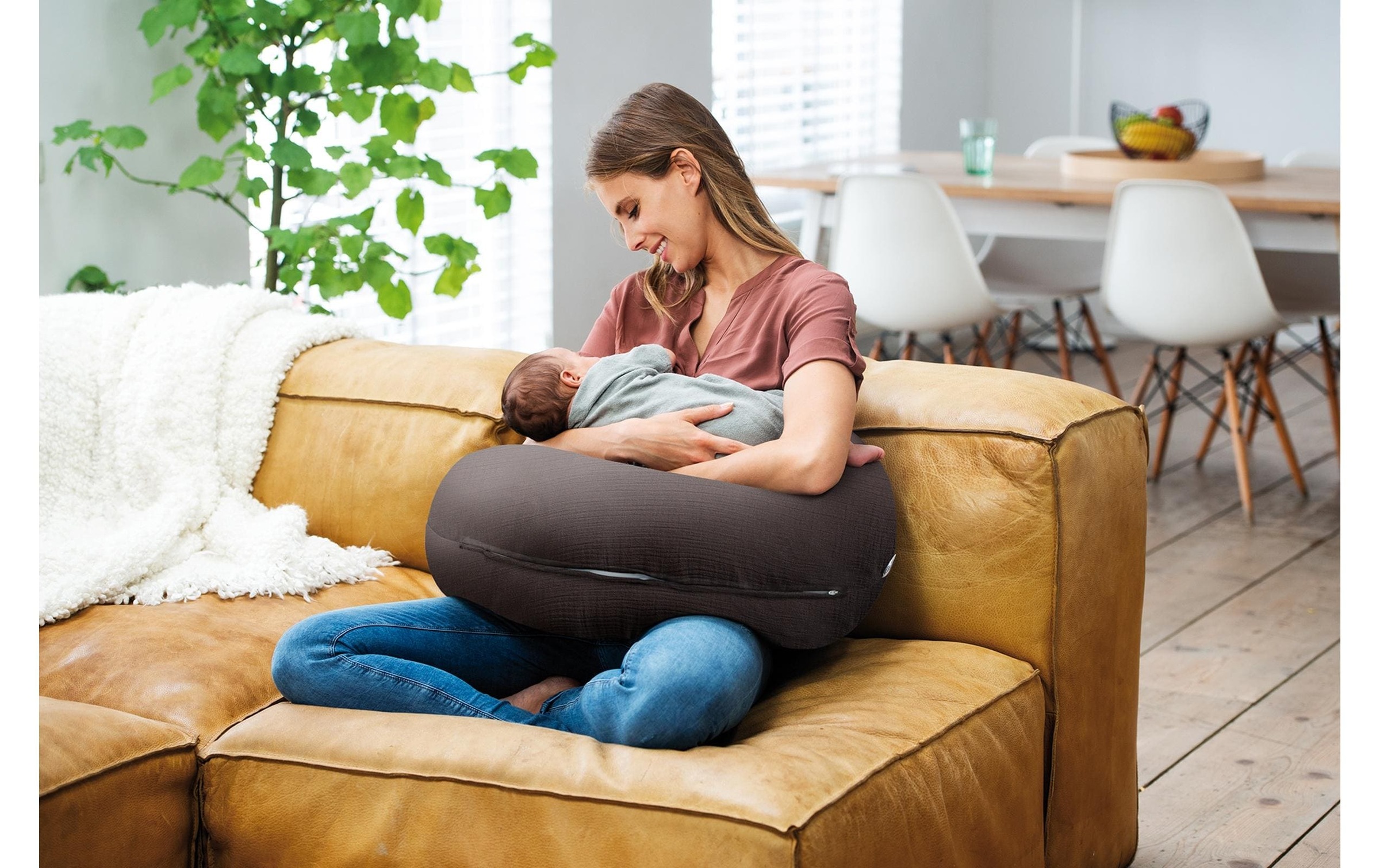 Stillkissen »Doomoo Comfy Big Grau«