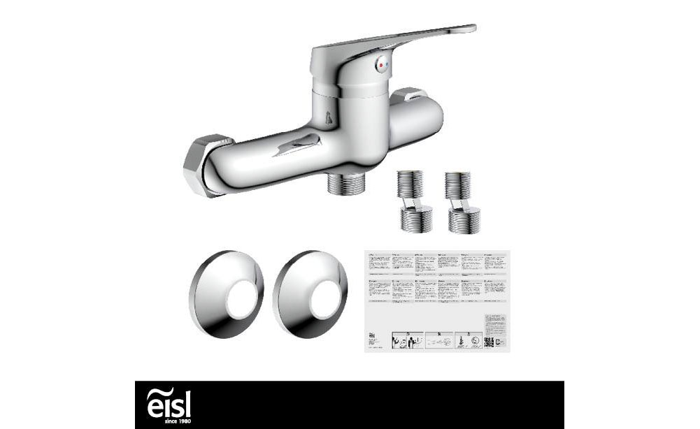 Eisl Robinetterie de douche »SPEED« cartouche céramique remplaçable 35 mm, raccord tuyau de douche
