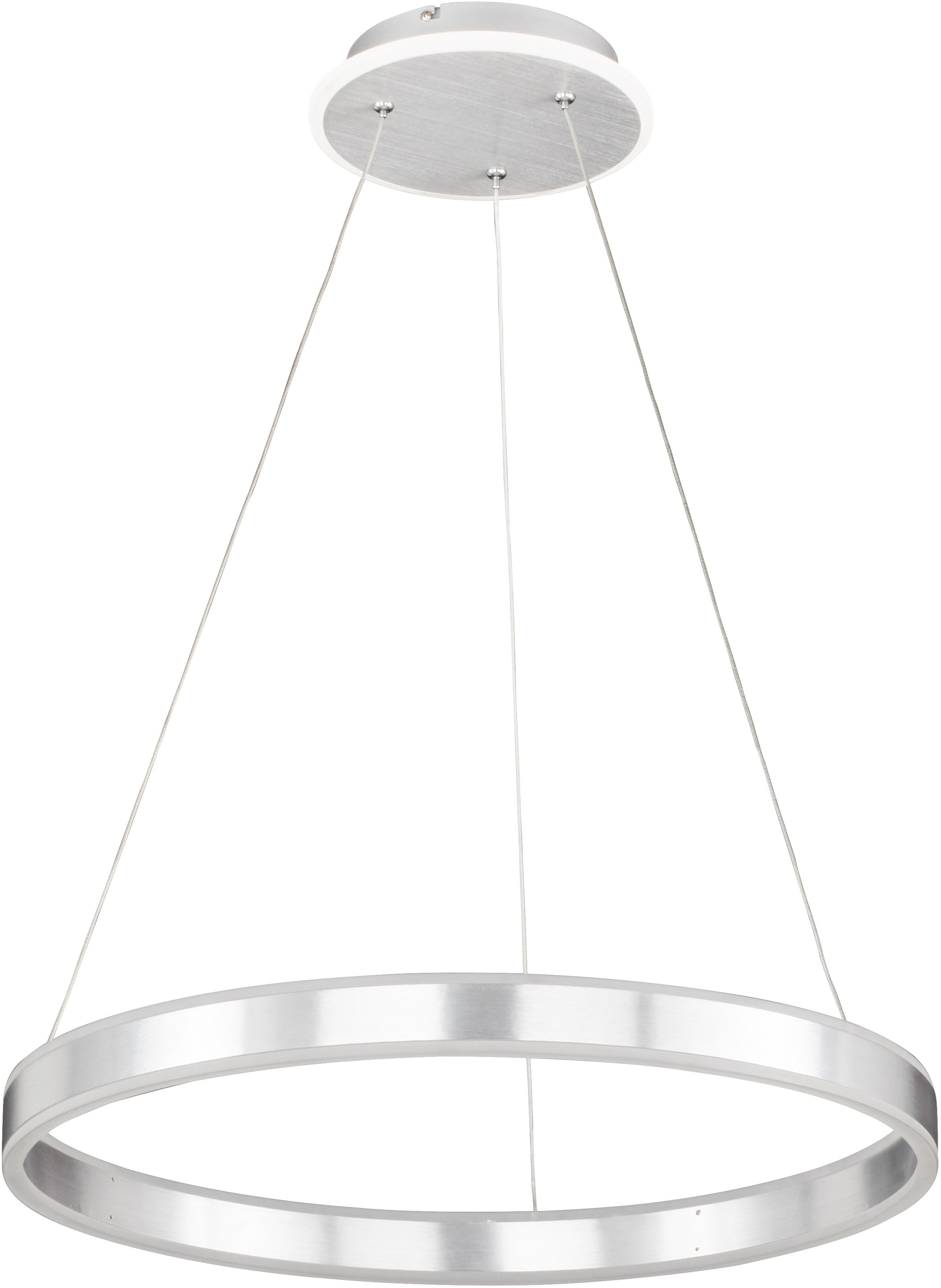 Image of WOFI LED Pendelleuchte »Pendelleuchte Lena 1 Flg.«, LED-Modul, 1 St., Warmweiss, Deckenaufhellung durch beleuchteten Baldachin bei Ackermann Versand Schweiz