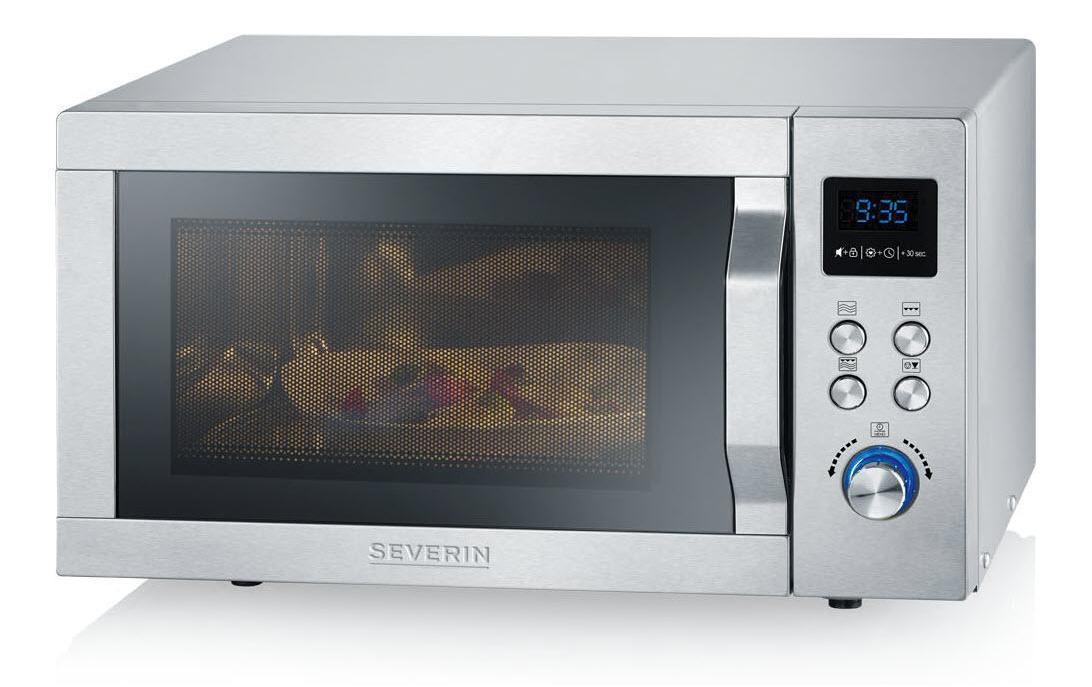 Severin Mikrowelle »MW 7753 Silberfarben«, 900 W