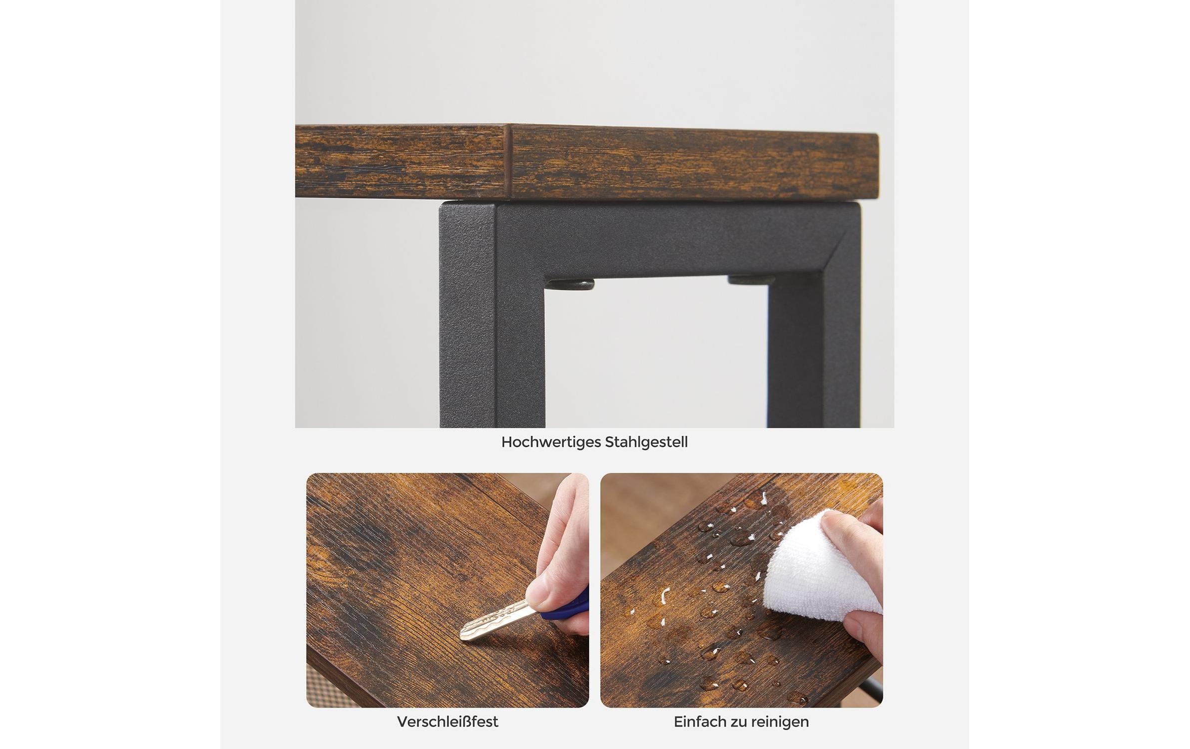 VASAGLE Chariot à roulettes »besonders schmal mit 4 Ebenen«