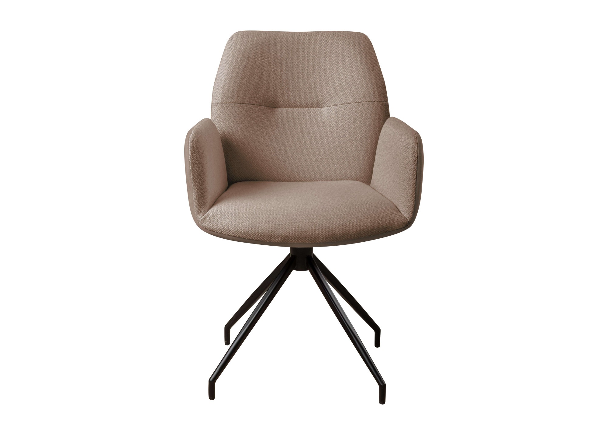 GOODproduct Armlehnstuhl »Bruna Drehstuhl, Polsterstuhl, Esszimmerstuhl, Küchenstuhl, 4-Fussstuhl« () 360° drehbar, mit automatischer Rückstellung, 2-Stoff-Design