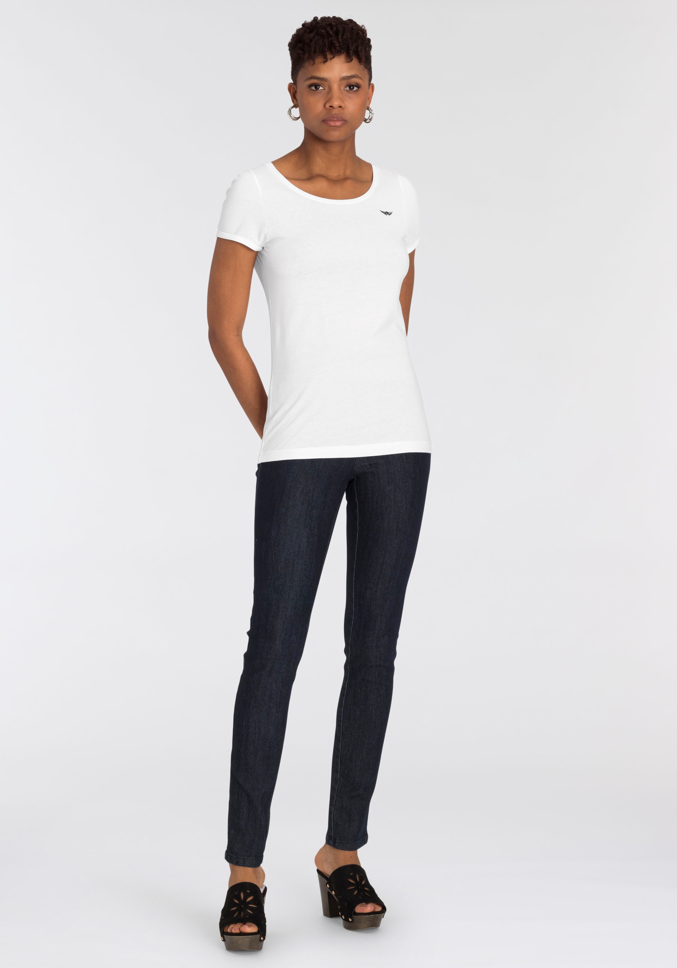 ♕ Arizona Waist Comfort-Stretch Skinny-fit-Jeans, kaufen versandkostenfrei Mid