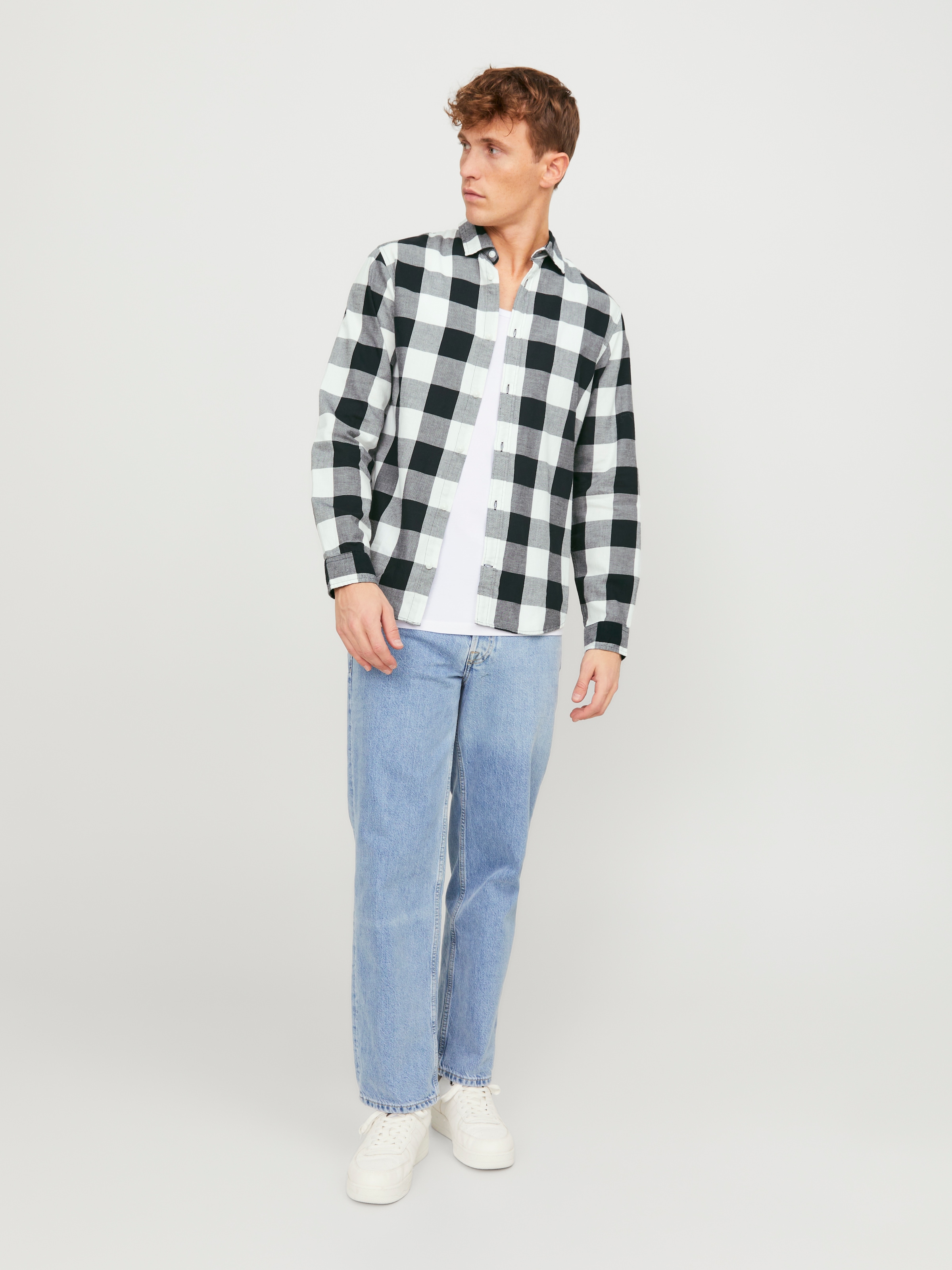 Jack & Jones Chemise à carreaux »JJ JJEGINGHAM TWILL SHIRT L/«