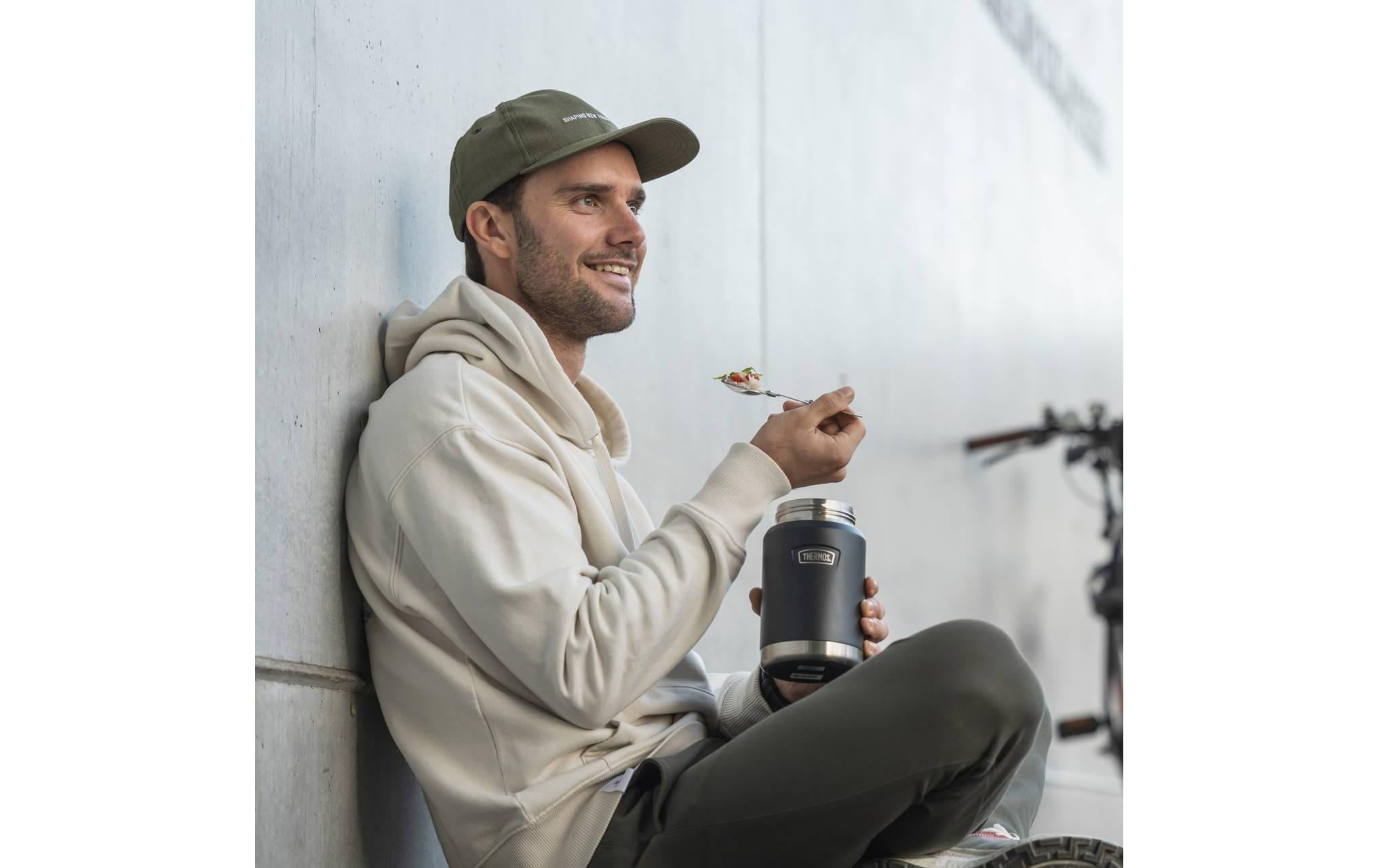 THERMOS Thermobehälter »ICON FOOD JAR, Thermobehälter für Essen, spülmaschinenfest« 1 tlg. 0,71l, 10h heiss & 24h kalt, dicht & auslaufsicher, mit Löffel