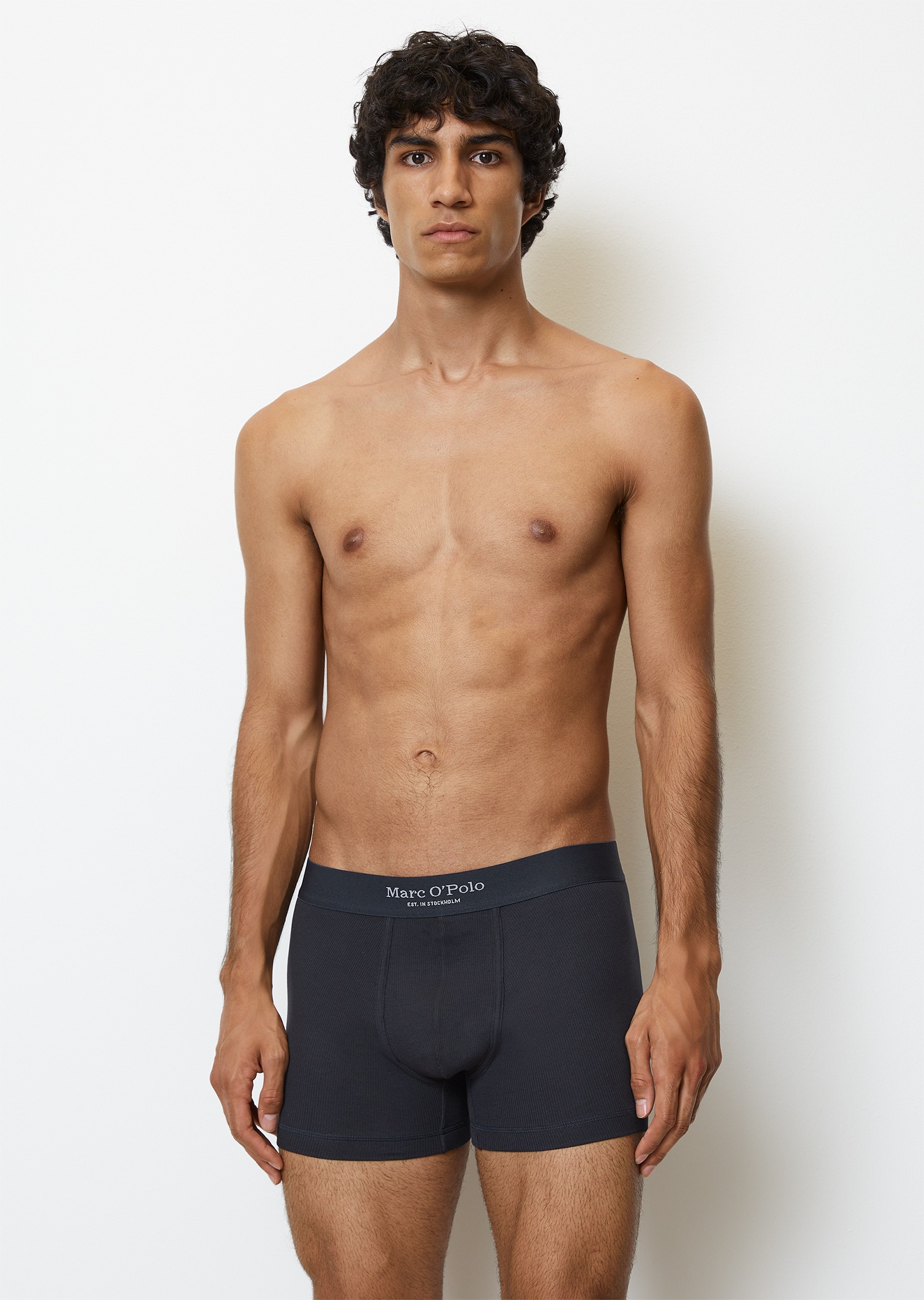Marc O'Polo Boxer »Iconic Rib 2P Boxer«, 2x2 rib fabric