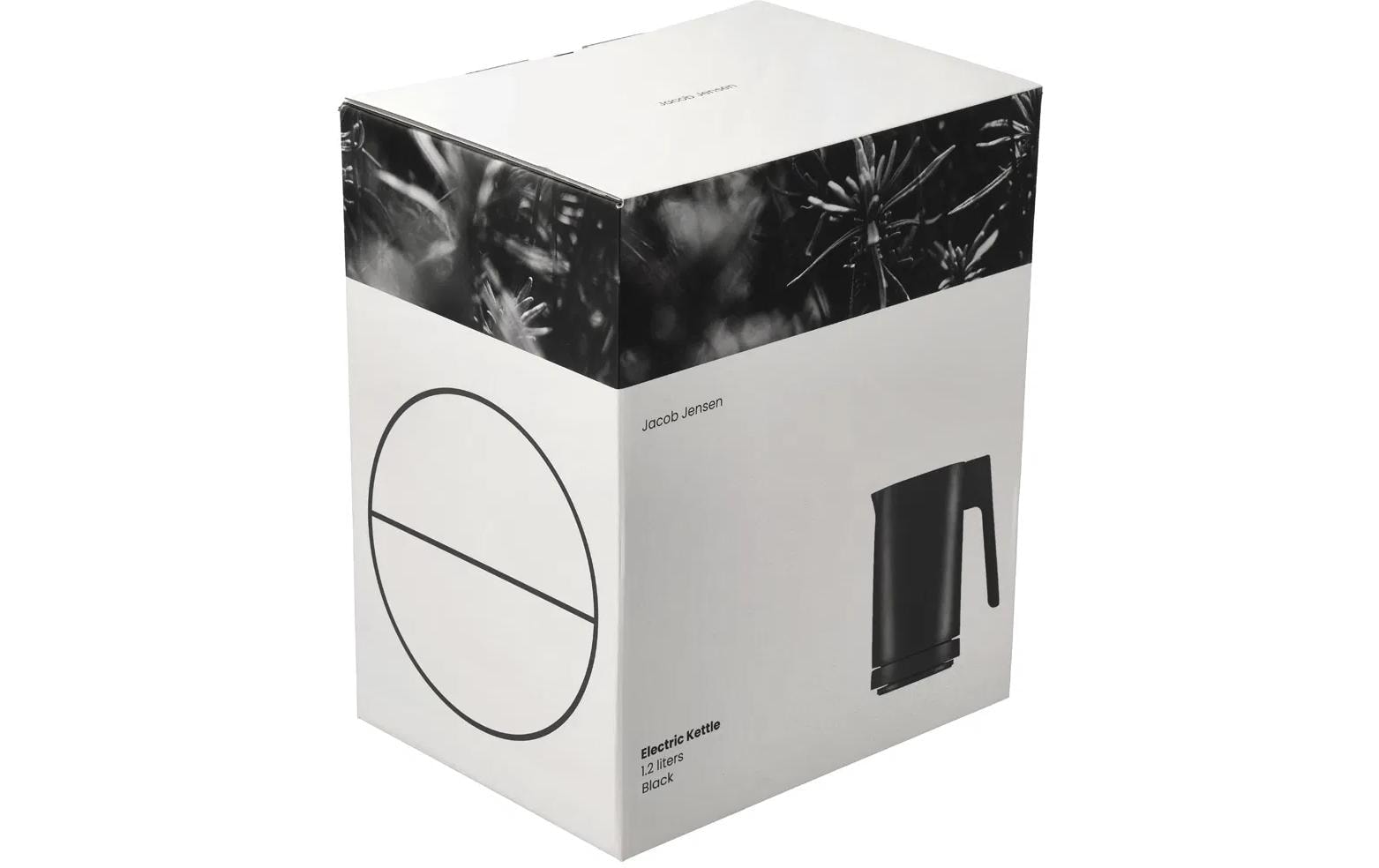 Jacob Jensen Chauffe-eau »23 x 16 x 26 cm 1,2 l« 1,2 l 2200 W Wasserkocher mit Touch-Bedienung und Temperaturvorwahl