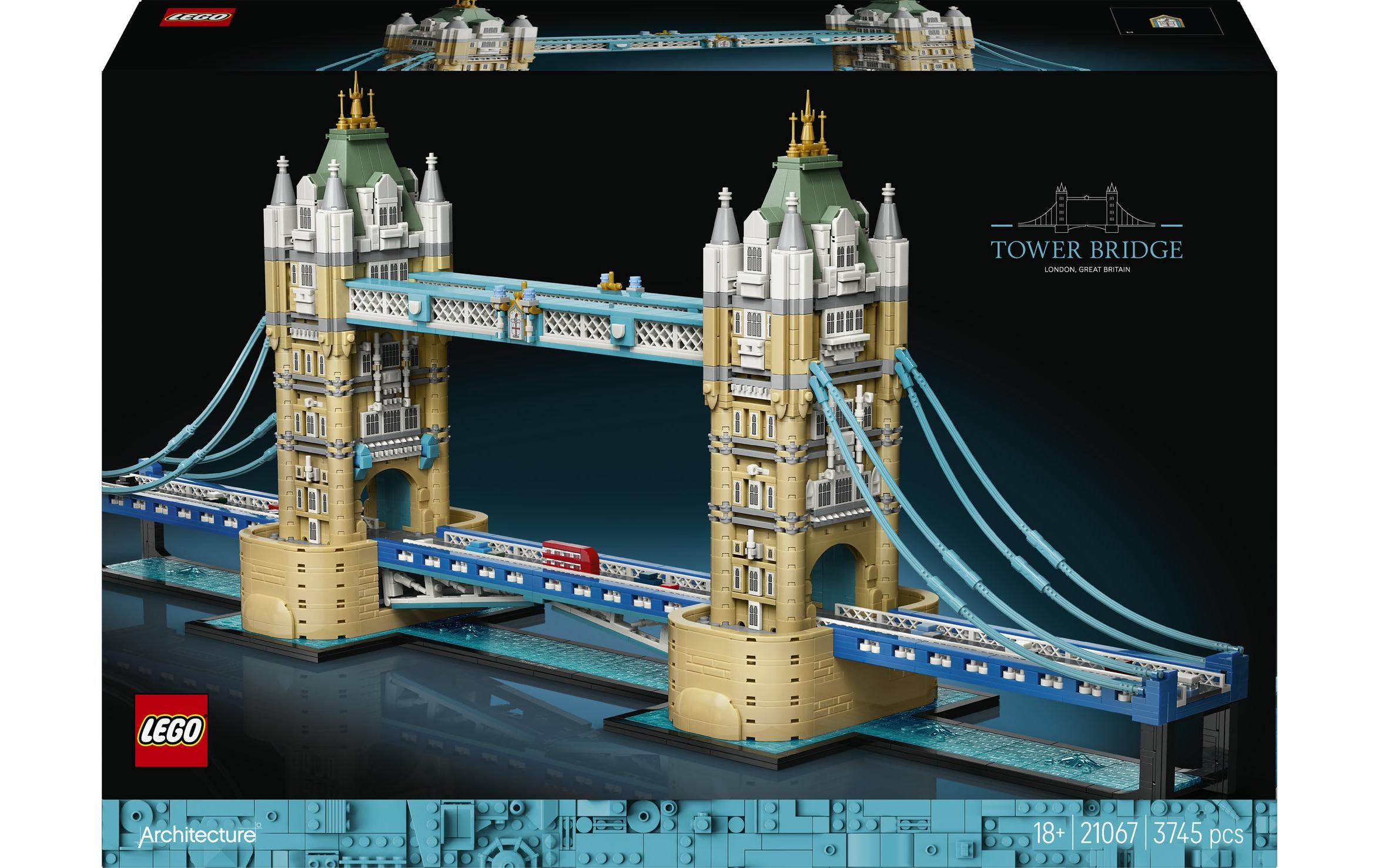 LEGO® Konstruktionsspielsteine »Tower Bridge (21067), LEGO LEGO Architecture« Made in Europe