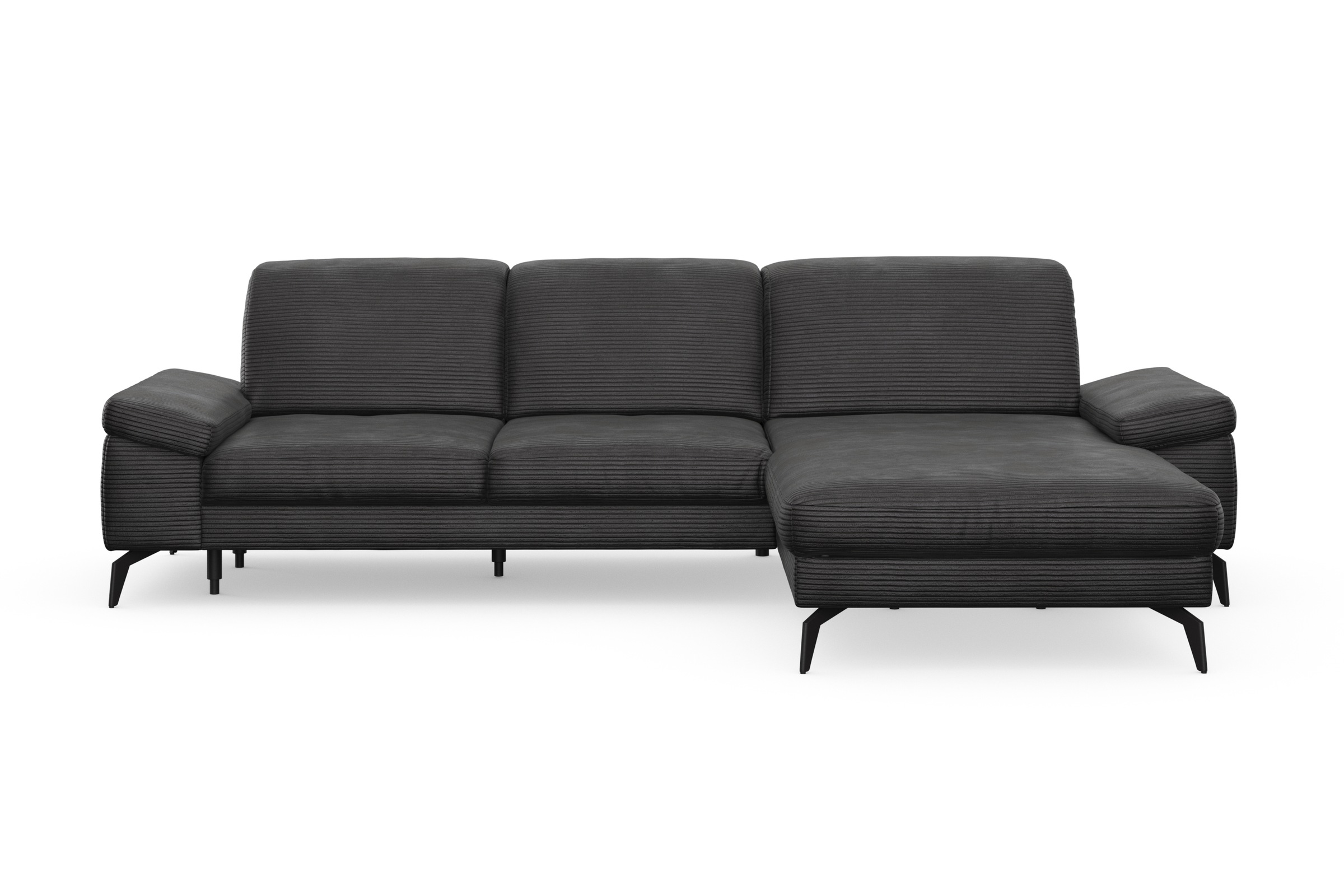 sit&more Ecksofa »Cabana L-Form«, Recamiere, wahlweise mit Sitztiefen-, Armlehnen- und Kopfteilfunktion