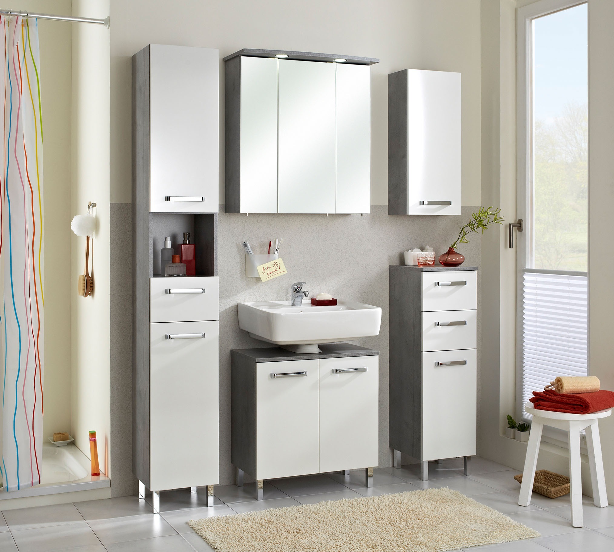 Saphir Armoire sous lavabo »mit Siphonausschnitt«