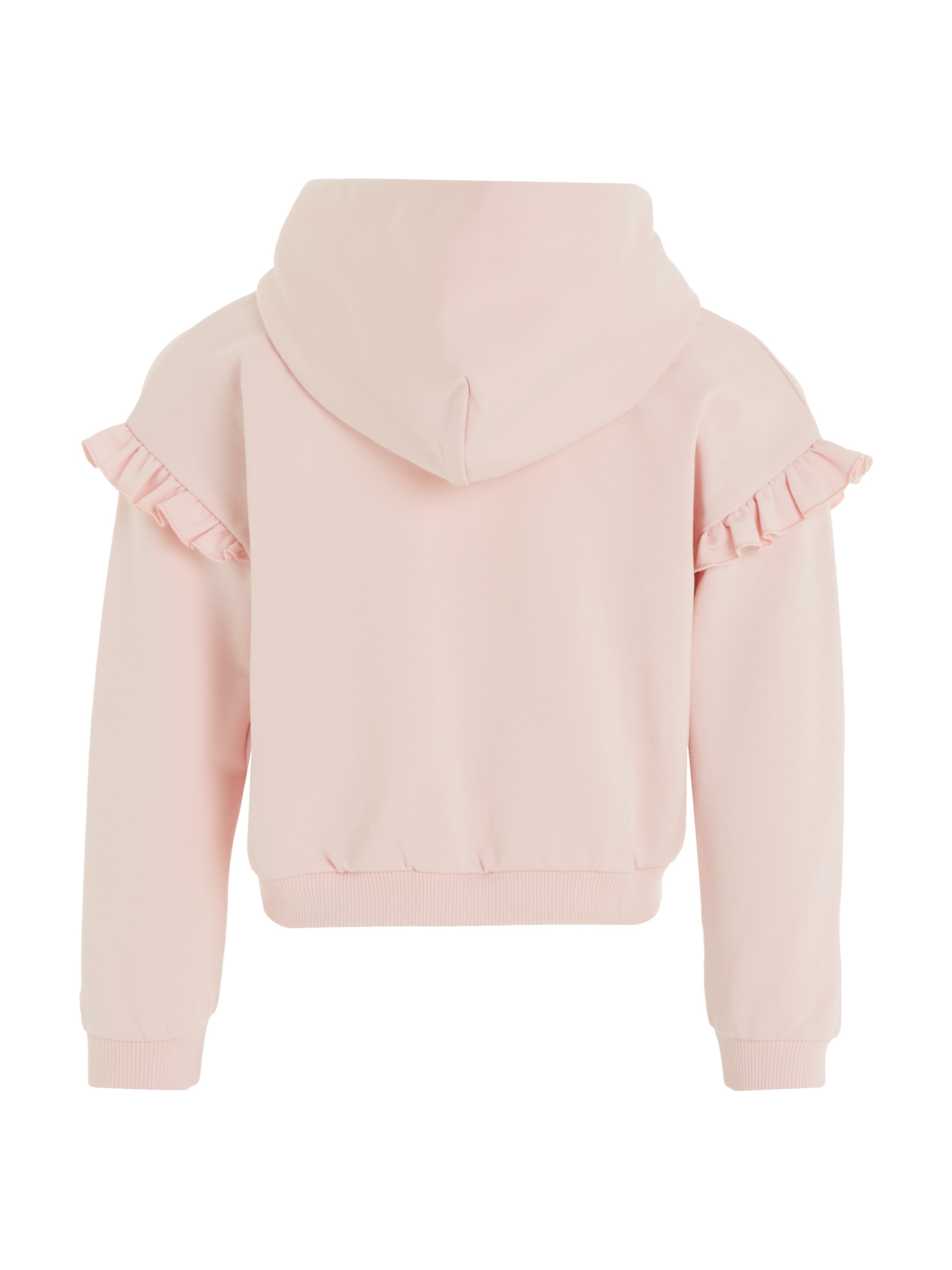 Tommy Hilfiger Hoodie »HILFIGER SCRIPT RUFFLE HOODIE«, mit Rüschen an den Ärmeln