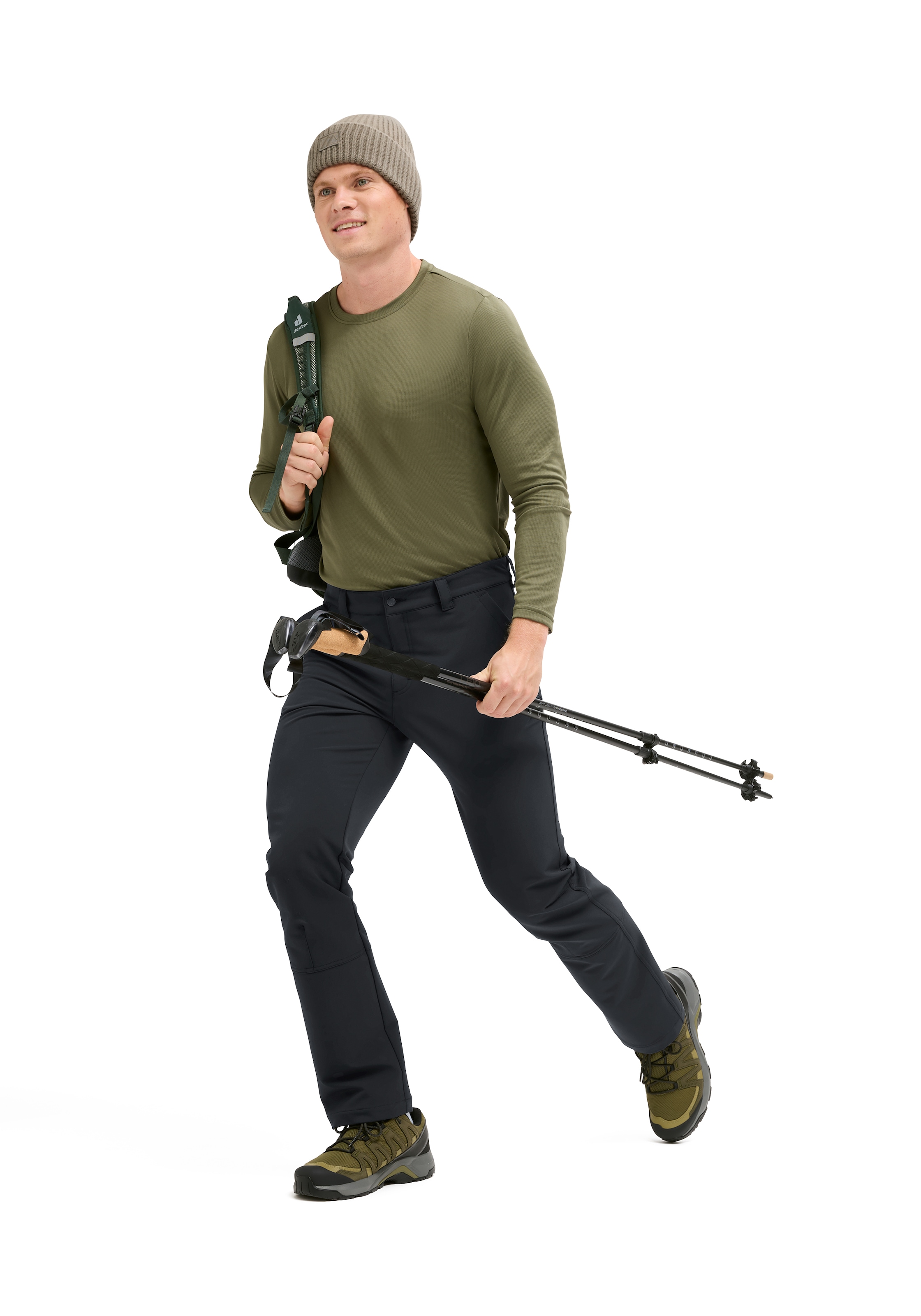 Maier Sports Outdoorhose »HE-HOSE EL. ESSENTIAL FLEX M«  Outdoorhose für Sportmode und Outdoormode, auch in grossen Grössen