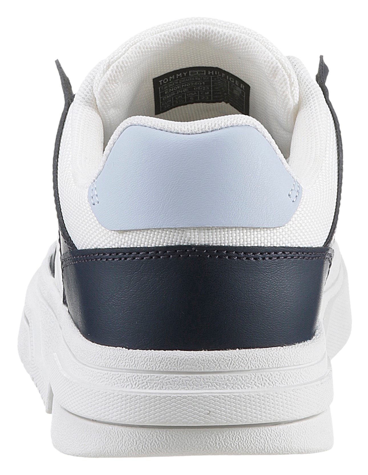 Tommy Jeans Plateausneaker »TJW SKATE SNEAKER MAT MIX«, im lässigen Basket-Look, Freizeitschuh, Halbschuh, Schnürschuh