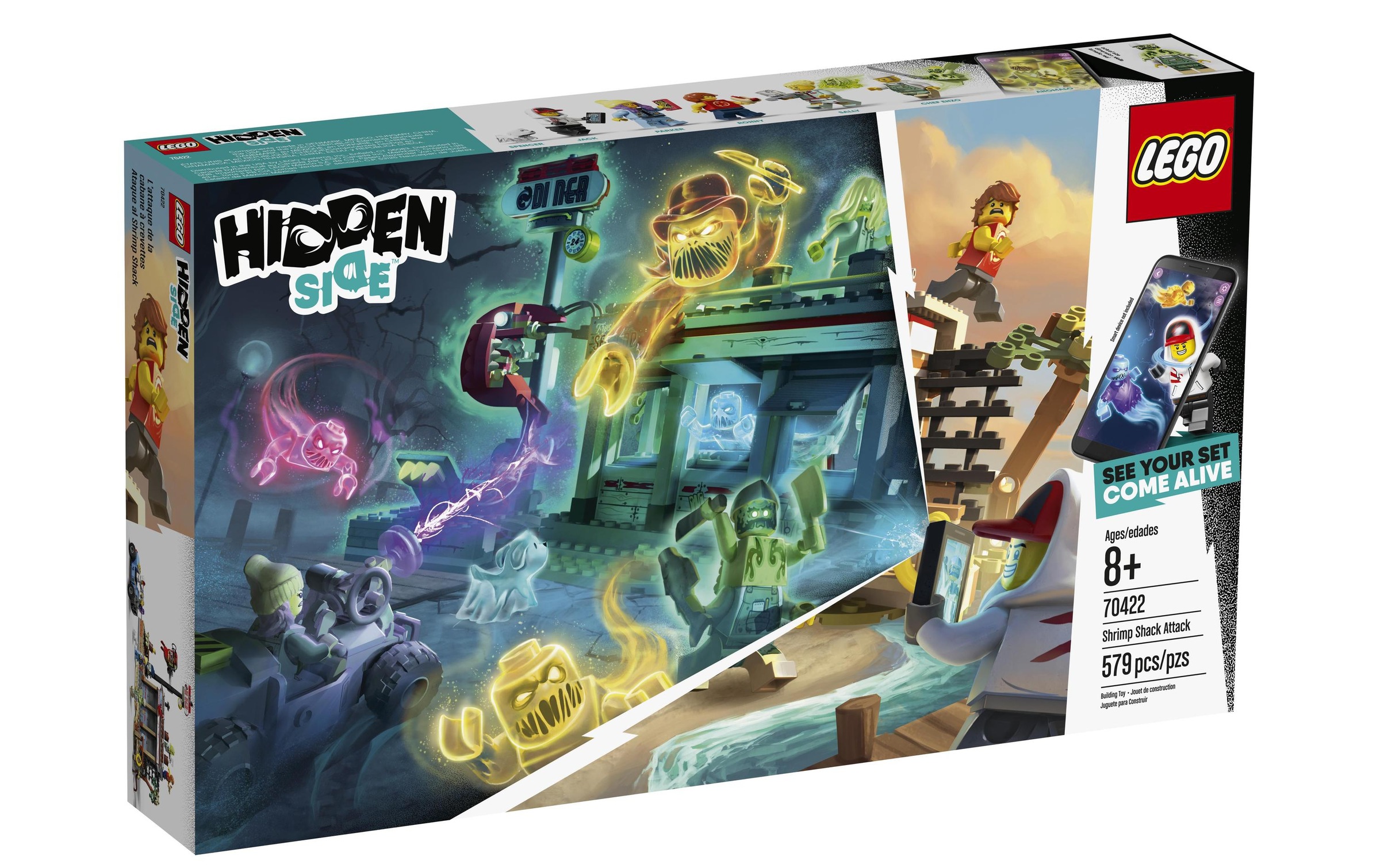 Image of LEGO® Spielbausteine »Hidden Side Angriff auf die Garnelenhütte 70422«, (578 St.) bei Ackermann Versand Schweiz