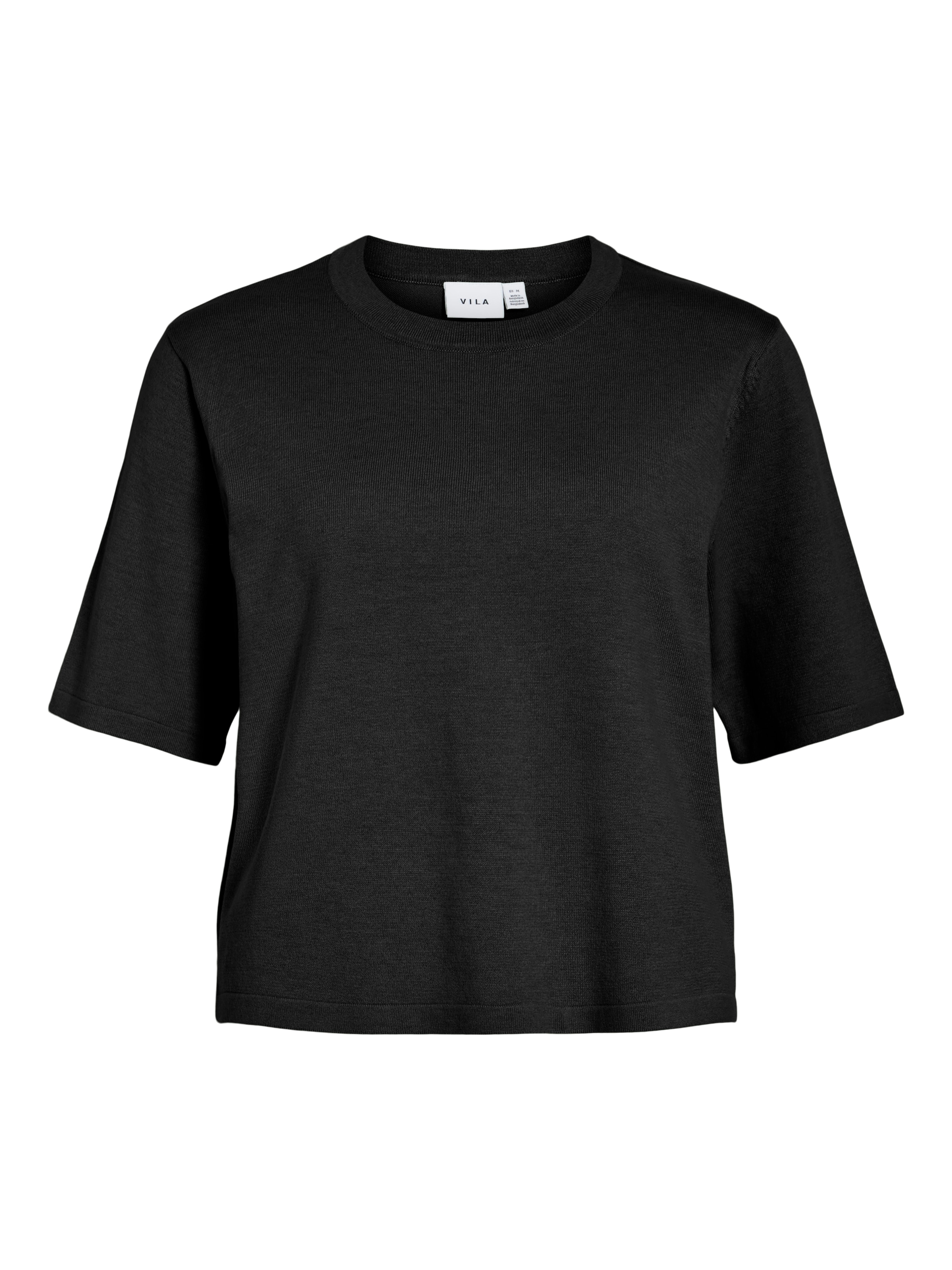 Vila Pull à manches courtes »VIMALU O-NECK 2/4 KNIT TOP-NOOS«