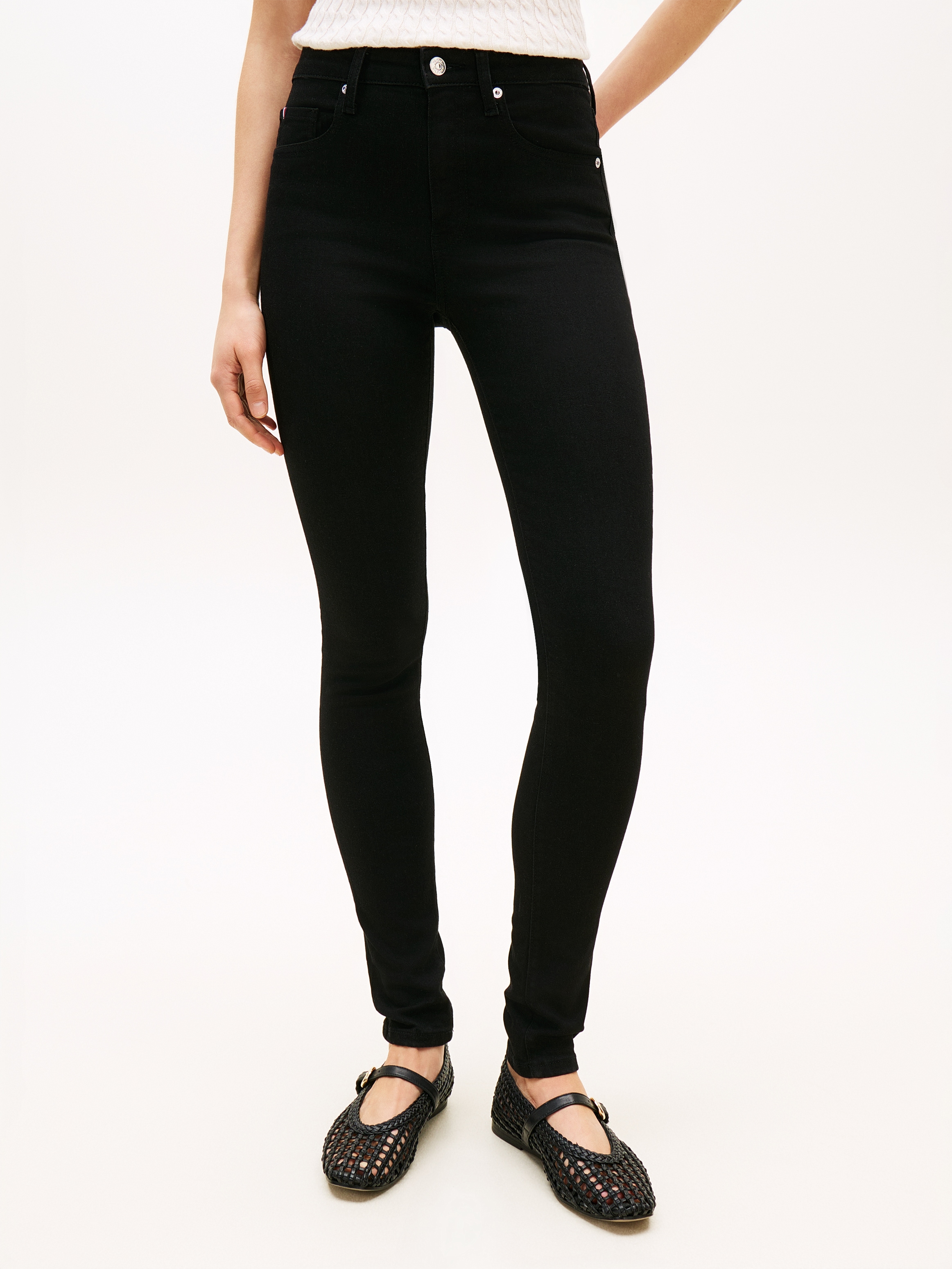 Image of Tommy Hilfiger Skinny-fit-Jeans "DNM BLACK COMO SKINNY RW"