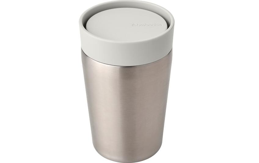 Image of Brabantia Thermobecher "Make & Take 200 ml, Hellgrau/Silber"