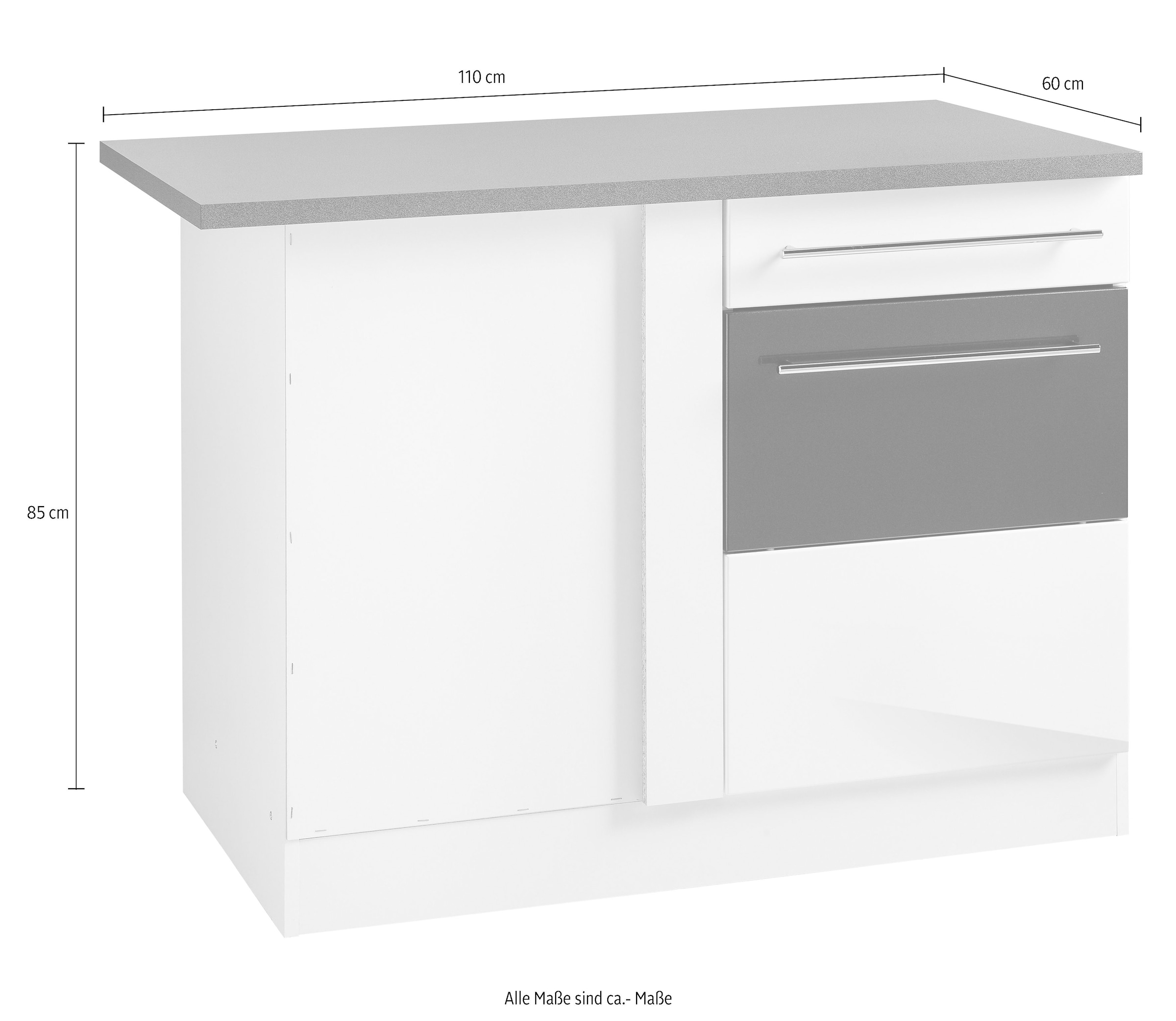 HELD MÖBEL Eckunterschrank »Trient«, 110 cm breit versandkostenfrei auf