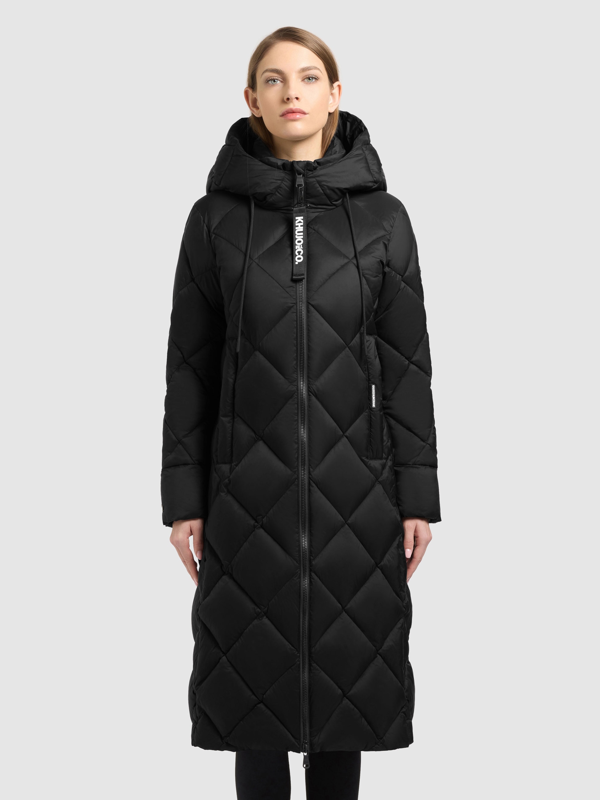 Image of khujo Steppmantel "CILIA2 MATT" elastische Bündchen am Ärmelfutter