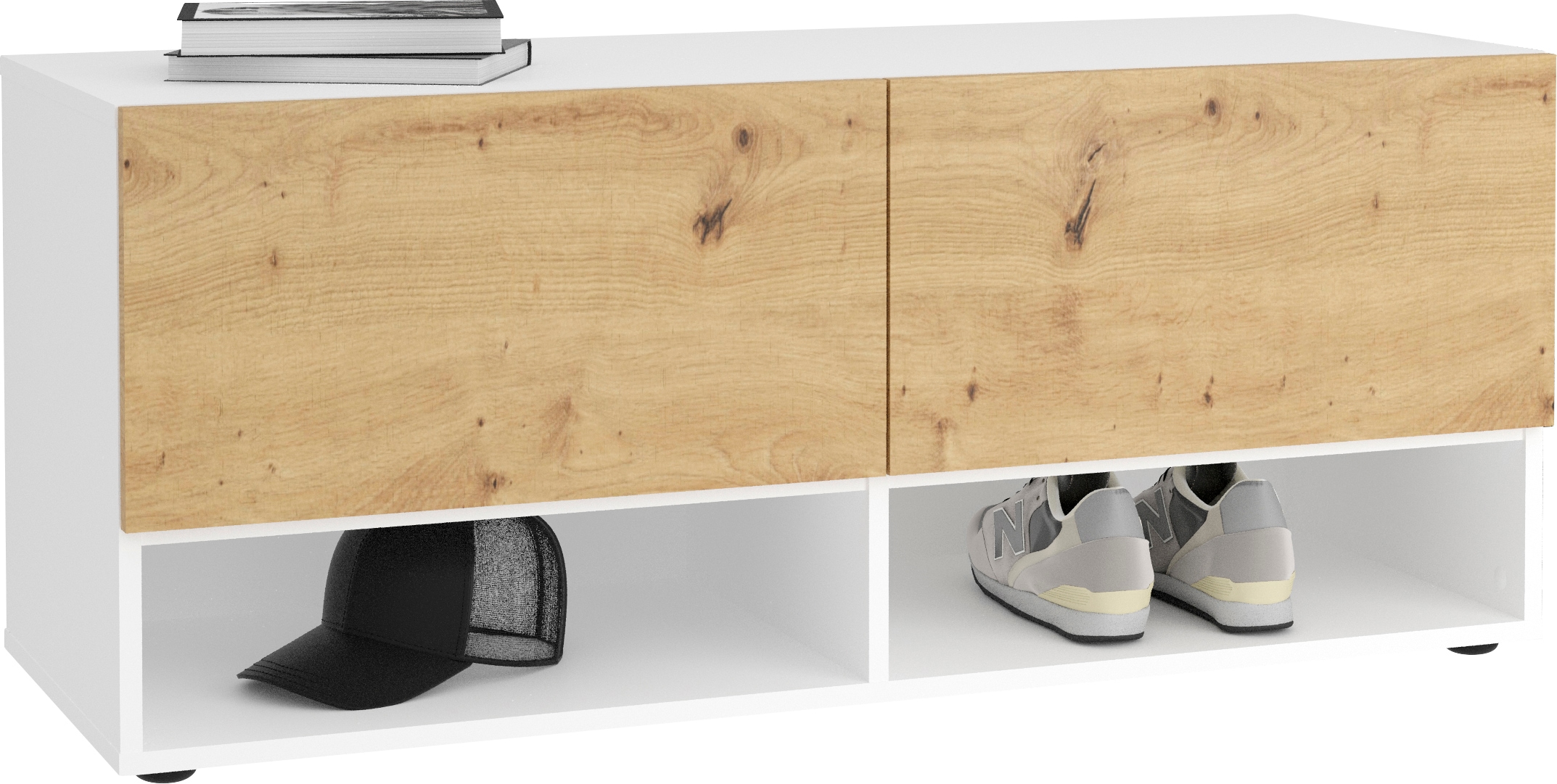 FMD Schuhbank »Belm«, mit Stauraum, Breite 109 cm