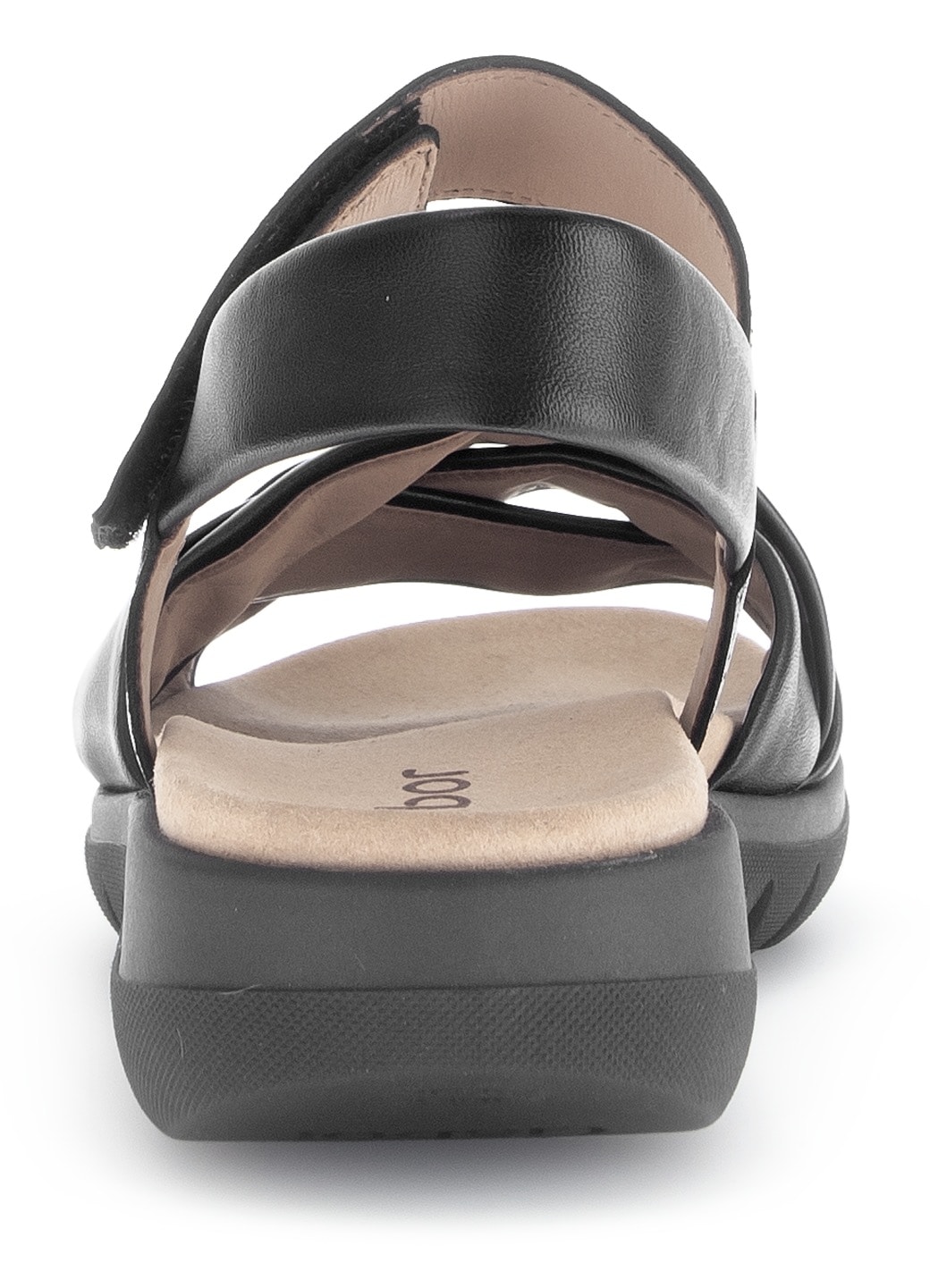 Gabor Sandale à lanières  , chaussure d'été, sandale compensée, chaussure confortable avec fermeture velcro