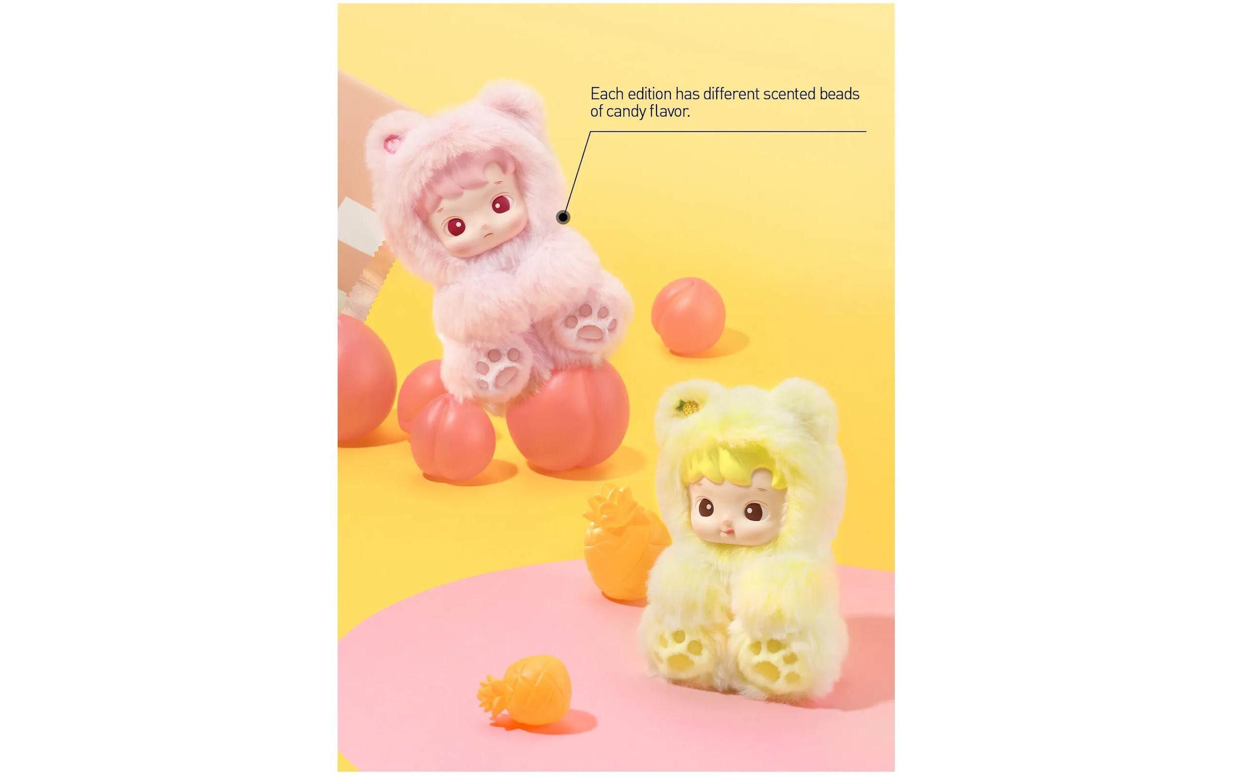 Plüschfigur »Pop Mart Plüsch-Anhänger Hacipupu Gummy Bear Blind Box«