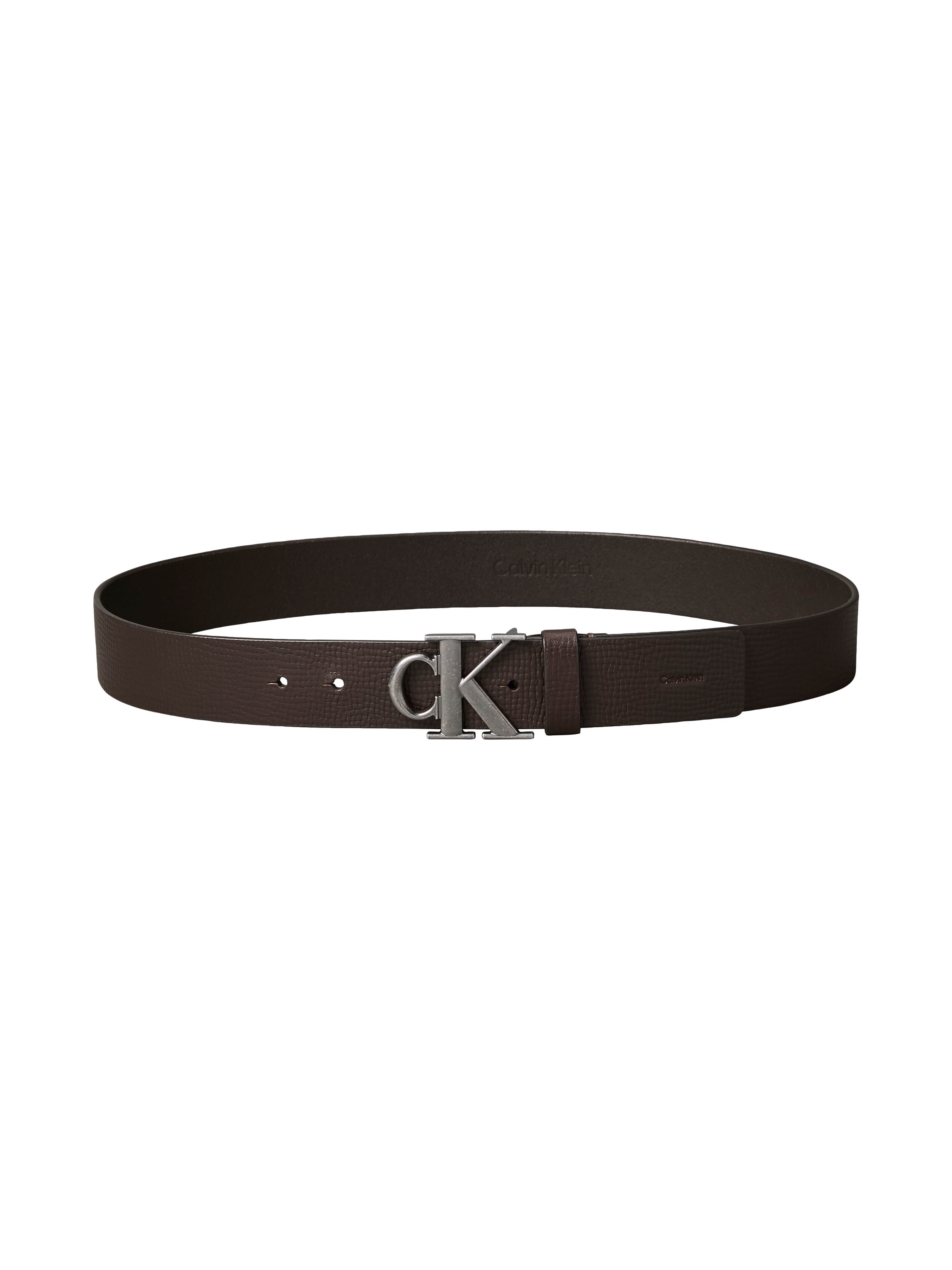 Calvin Klein Ceinture en cuir »CK BUCKLE 40MM FIXED« Grössenverstellbar mit Metallschliesse