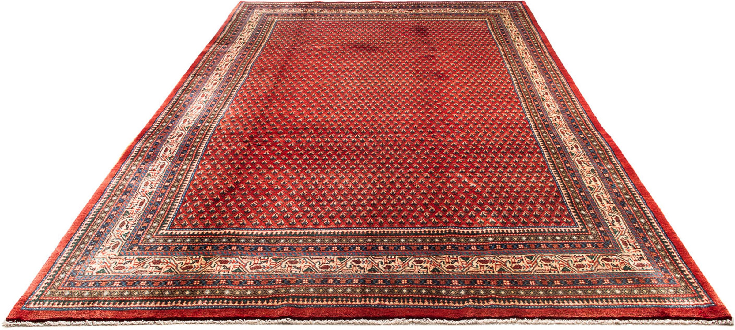 Image of morgenland Orientteppich »Perser - Mir - 329 x 214 cm - dunkelrot«, rechteckig, 10 mm Höhe, Wohnzimmer, Handgeknüpft, Einzelstück mit Zertifikat bei Ackermann Versand Schweiz