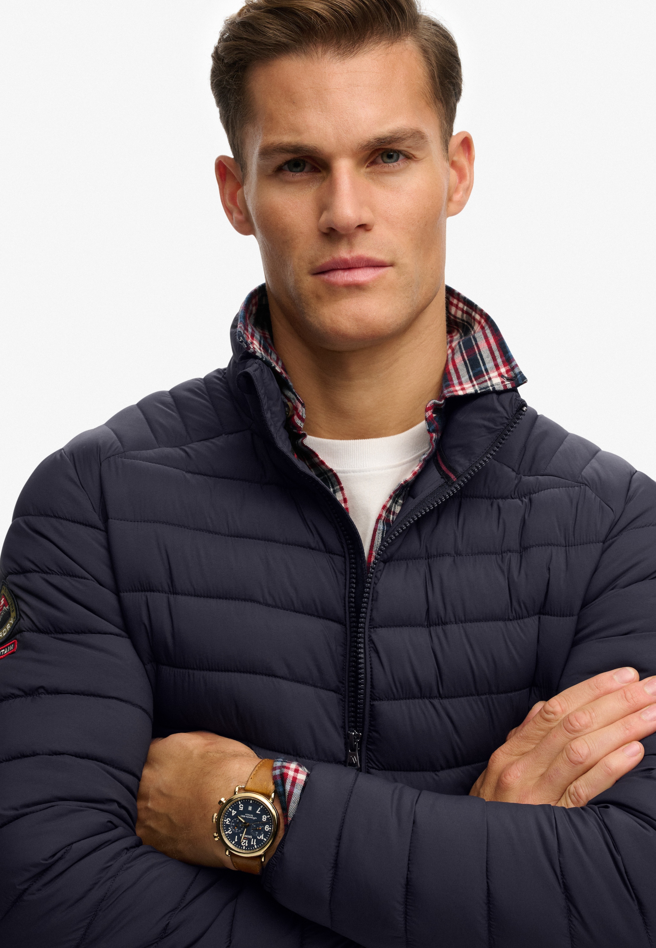 Superdry Steppjacke »FUJI LITE PADDED JACKET« ohne Kapuze