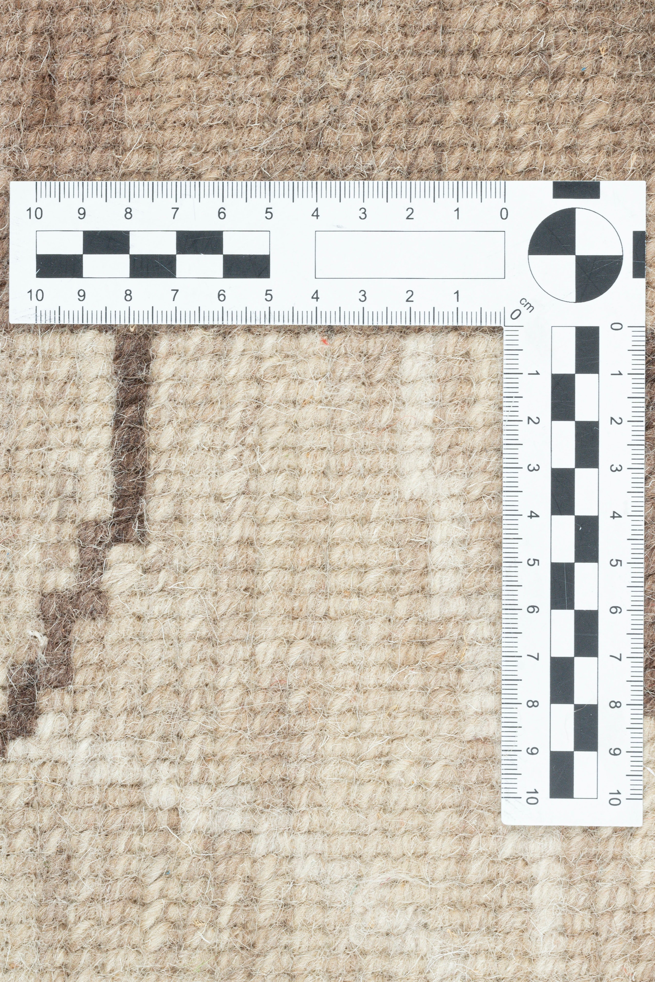 THEKO Wollteppich »Domas 4028«, rechteckig, 12 mm Höhe, Kurzflor, reine Wolle, handgeknüpft, modernes Patchwork Design