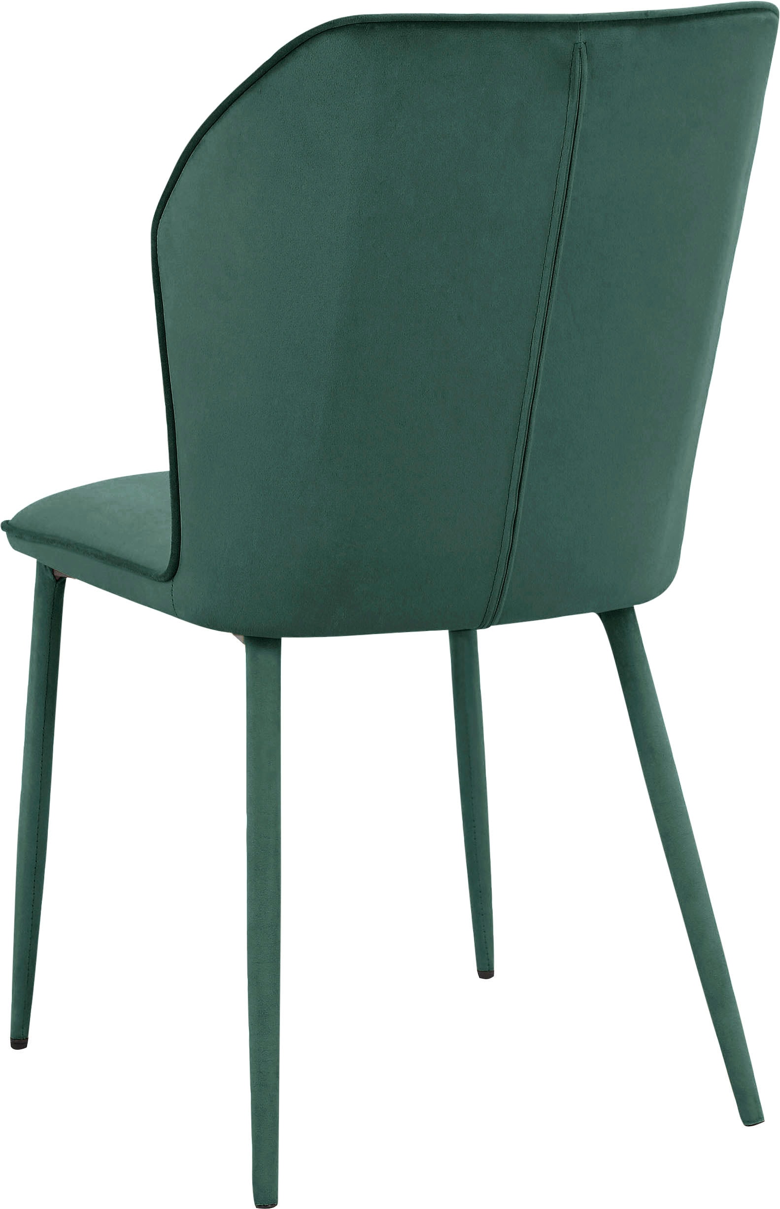 INOSIGN Esszimmerstuhl »Koa«, 2 St., Veloursstoff, in Velourstoff, mit Sitz und Rücken gepolstert, Sitzhöhe 49 cm